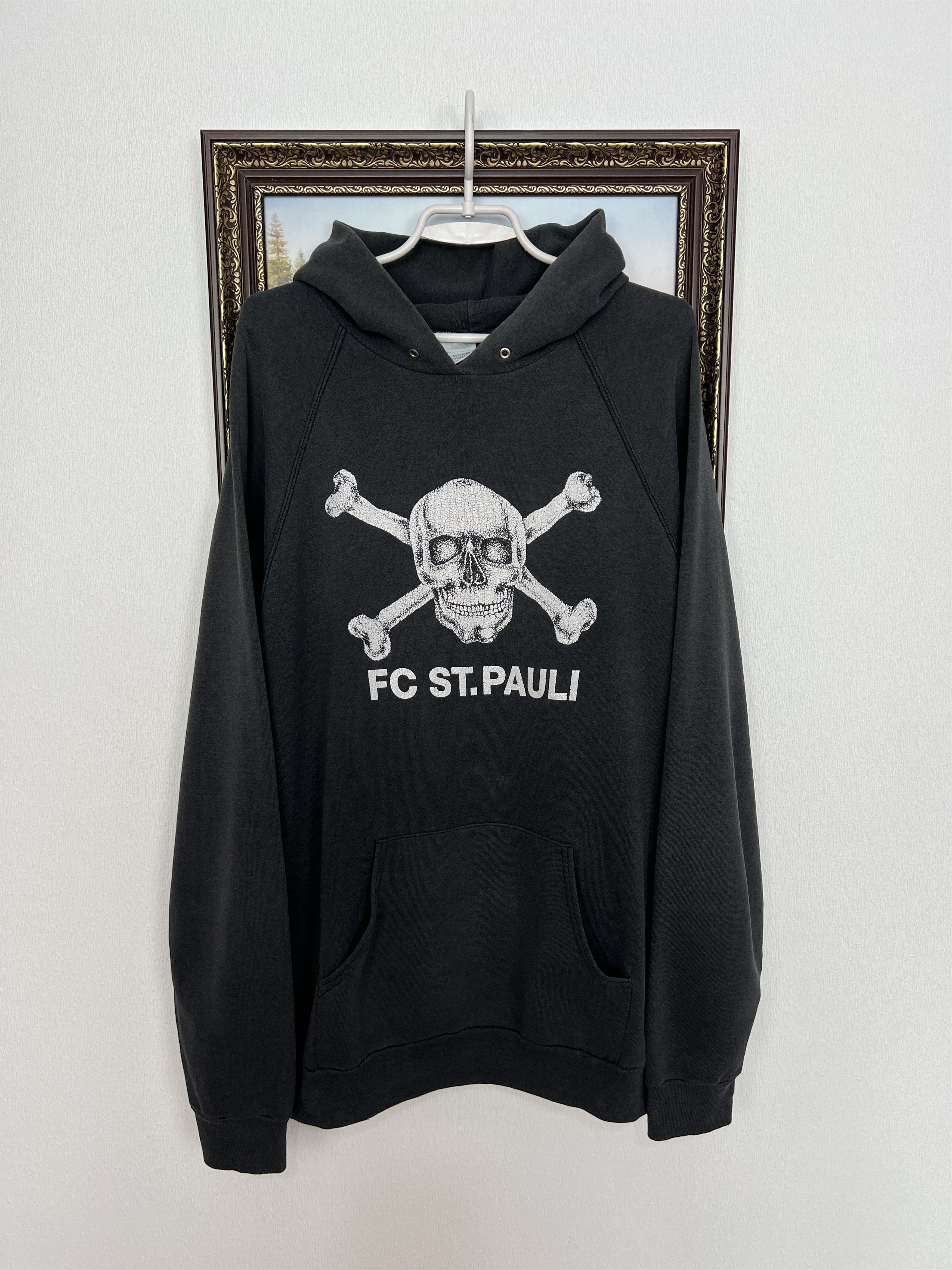 Vintage St Pauli Skull Jacket Football Hooded Track Top Soccer Size US XXL / EU 58 / 5 - 1 Thumbnail