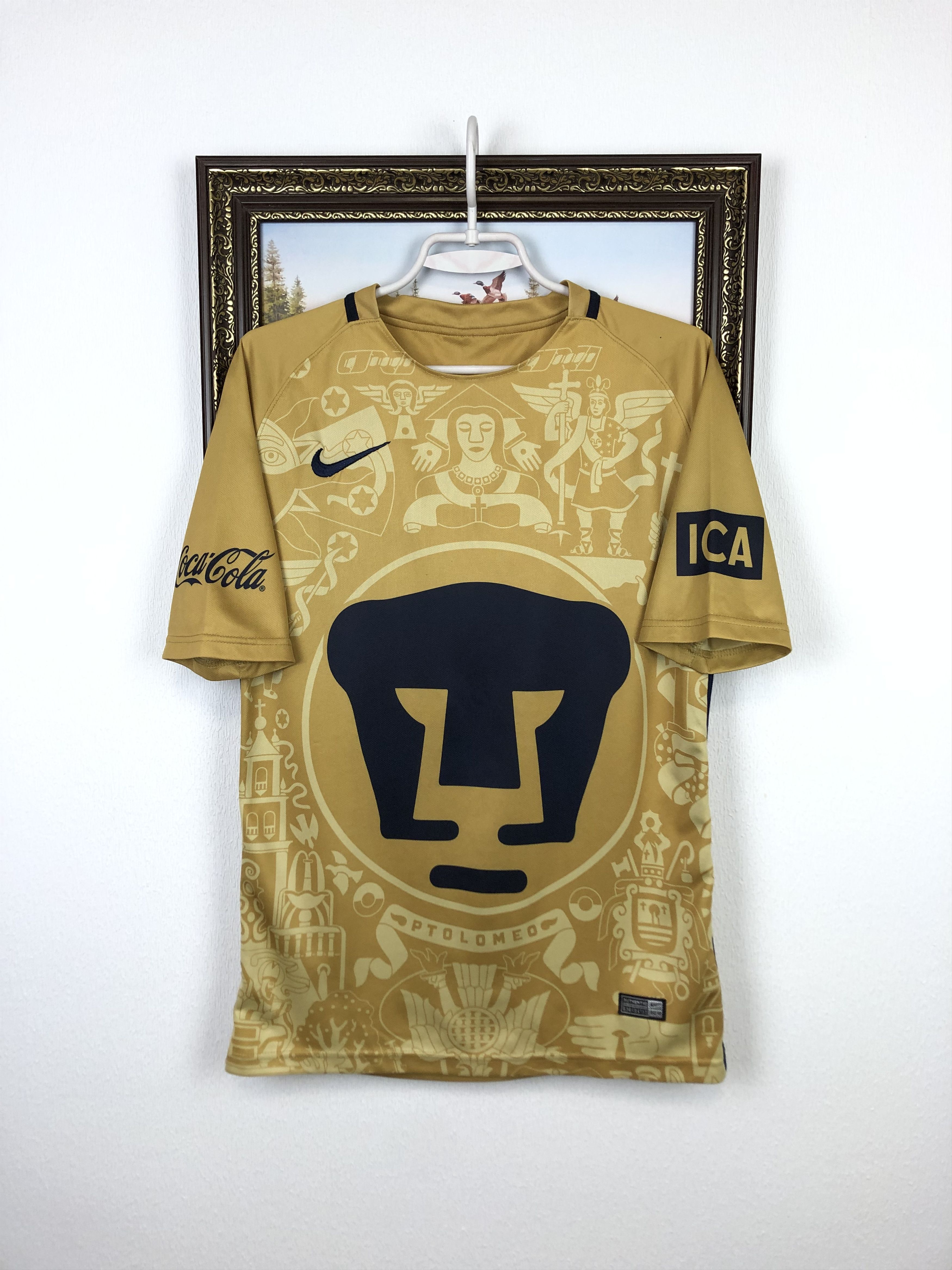 Club Universidad Nacional Pumas de la UNAM Shirt #7 Tee Rare