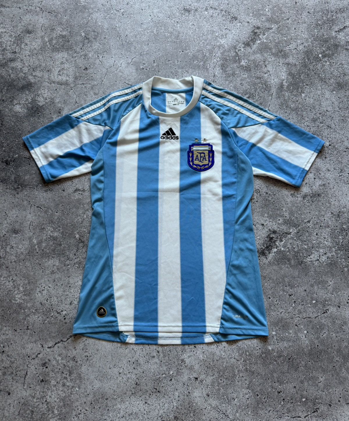 Adidas 🔥ADIDAS ARGENTINA 2010 2011 HOME FOOTBALL SOCCER JERSEY TEE Size US S / EU 44-46 / 1 - 1 Thumbnail