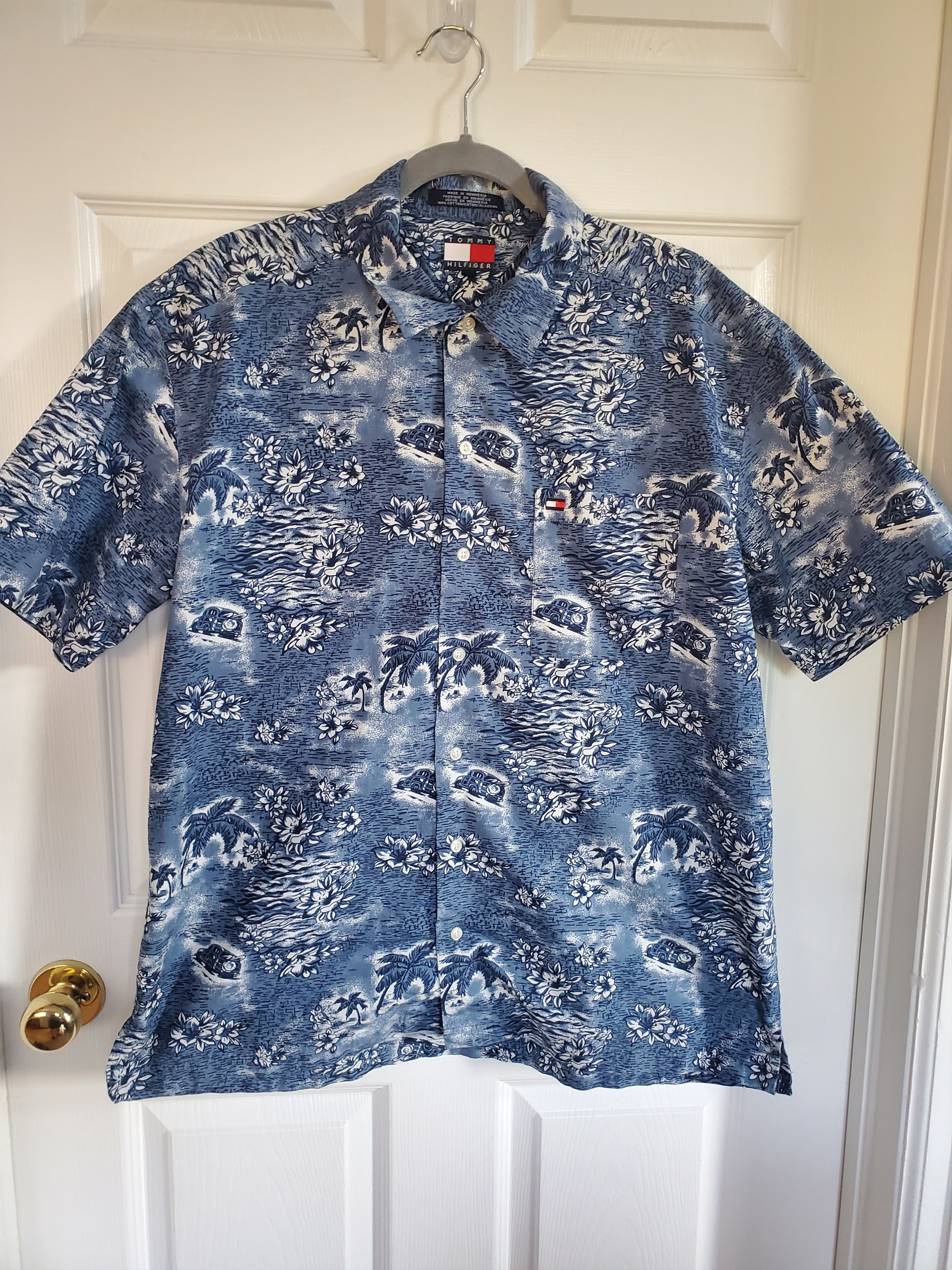 Tommy Hilfiger Tommy Hilfiger Hawaiian Shirt Size US L / EU 52-54 / 3 - 1 Thumbnail