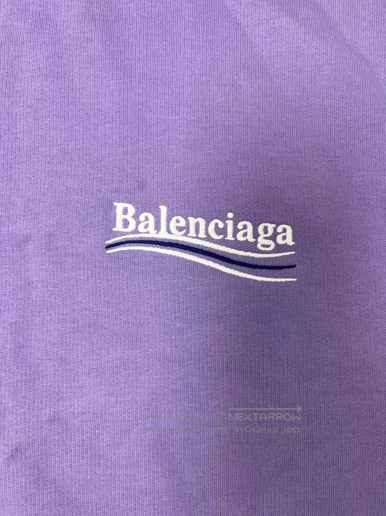 Balenciaga Balenciaga Badge Logo Letter Badge Embroidered Crew Neck H Size XS / US 0-2 / IT 36-38 - 3 Thumbnail