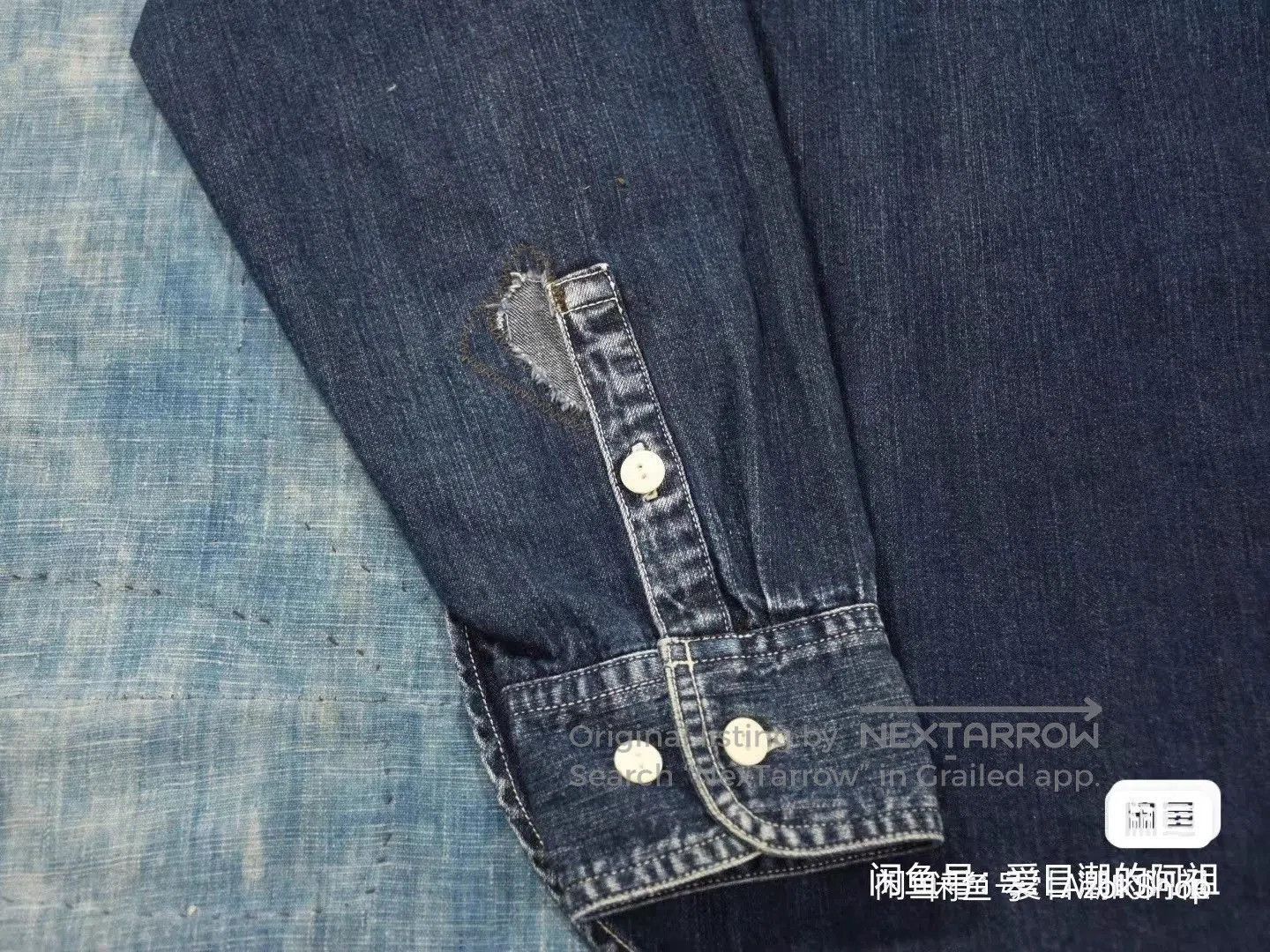 Visvim Visvim 20SS Damaged Denim Lumber Shirt. Size US L / EU 52-54 / 3 - 4 Thumbnail