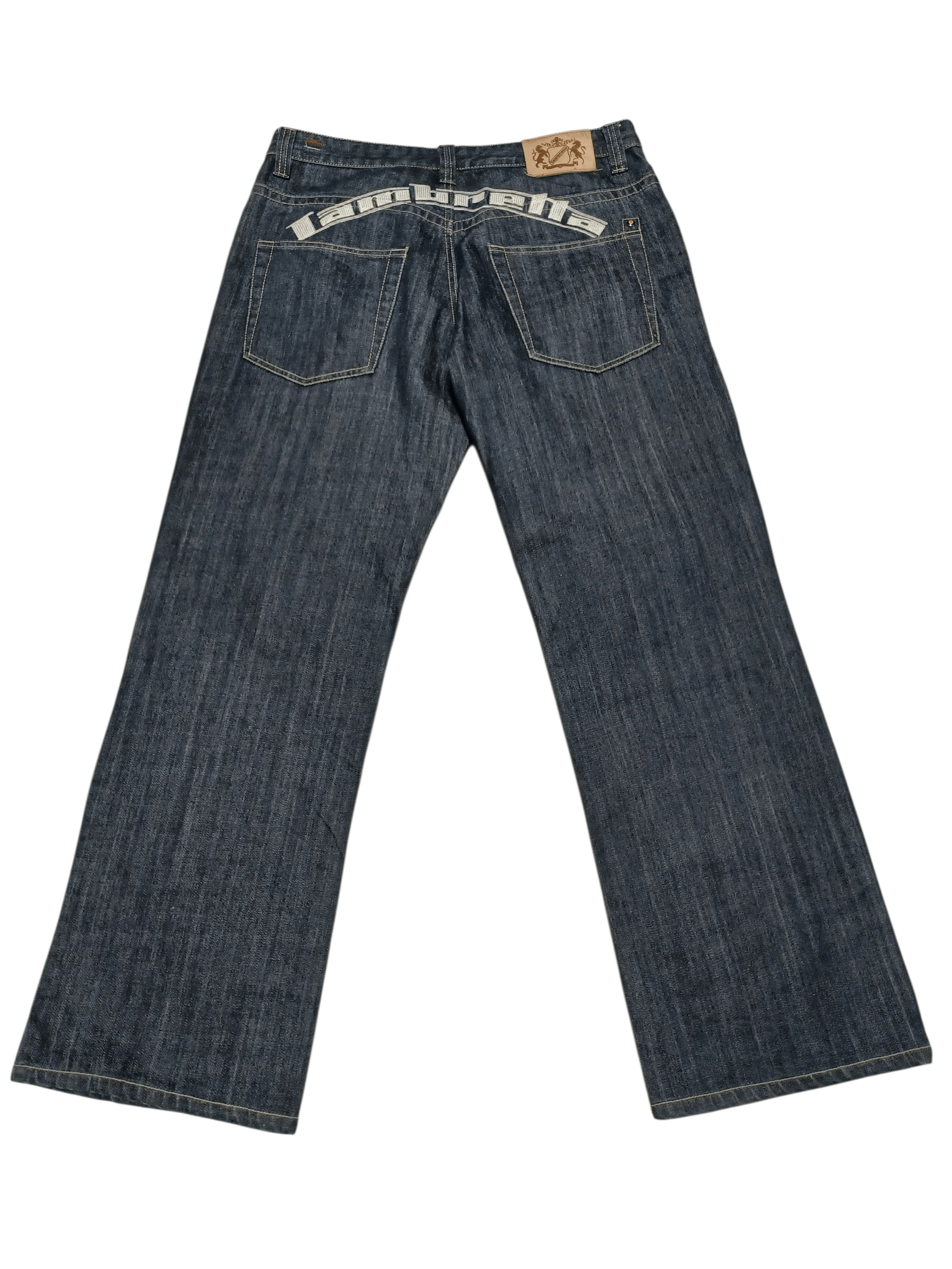 Lambretta LAMBRETTA BIG LOGO EMBROIDERED W36 JEANS DENIM Size US 36 / EU 52 - 1 Thumbnail