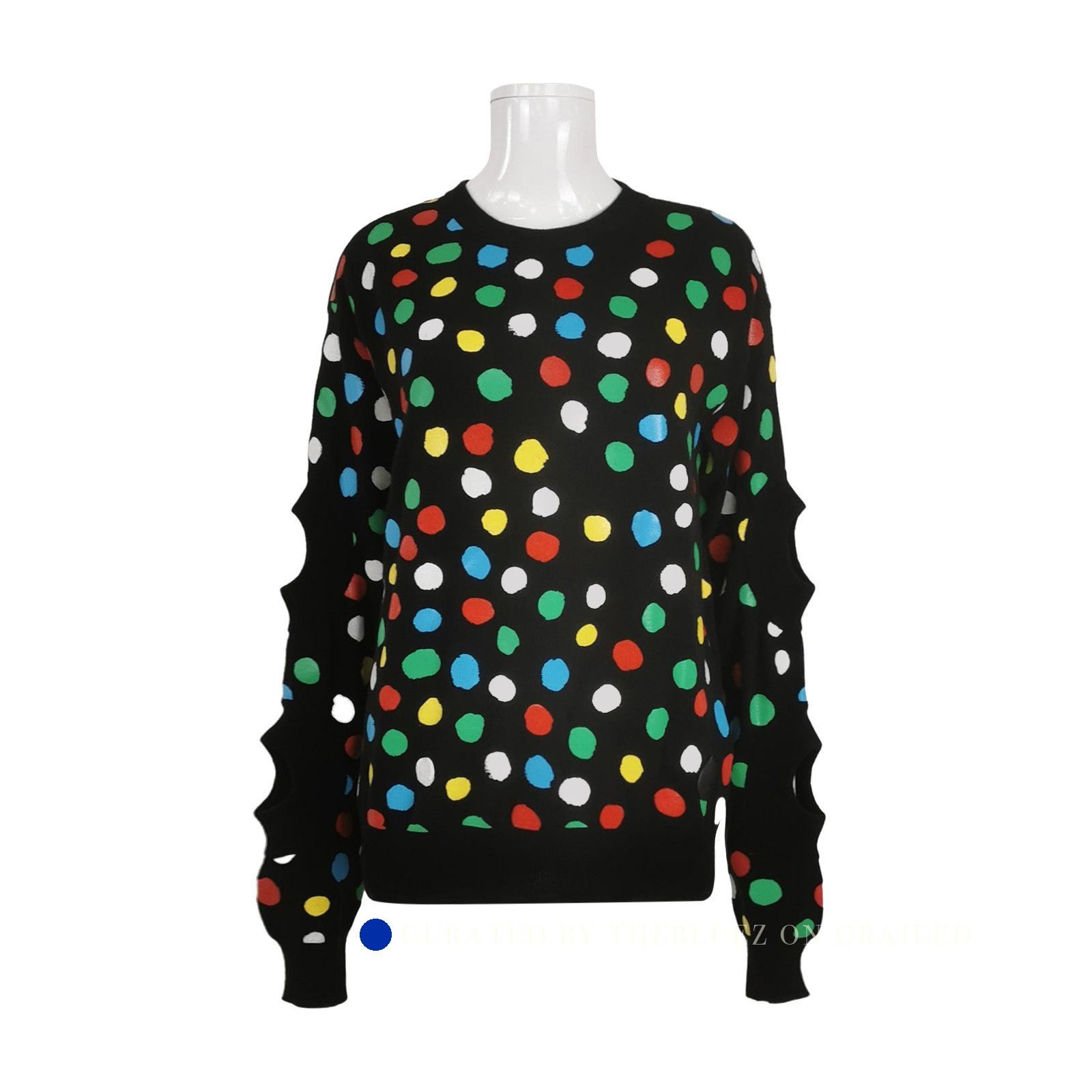 Louis Vuitton Unique Polka Dot Knit Sweater Size US M / EU 48-50 / 2 - 1 Thumbnail