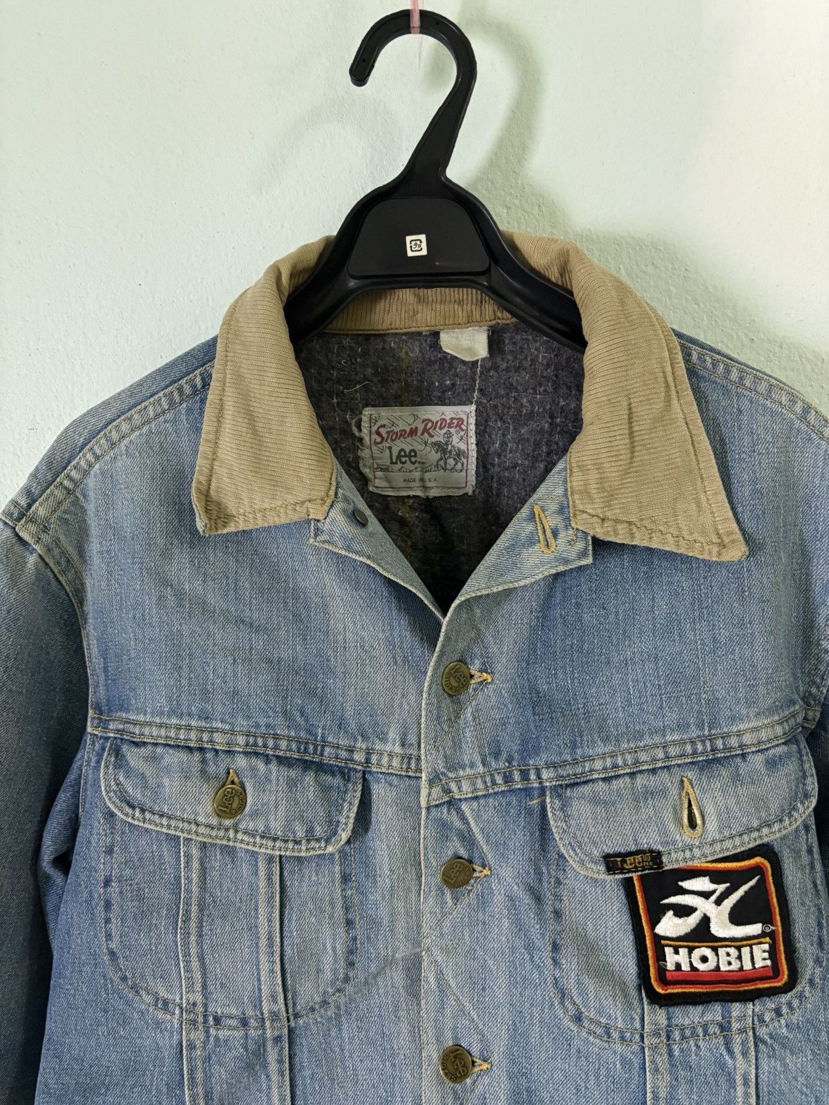 Lee × Vintage LEE STORM RIDER BLANKET LINED DENIM JACKET 1970S MADE IN USA Size US S / EU 44-46 / 1 - 3 Thumbnail