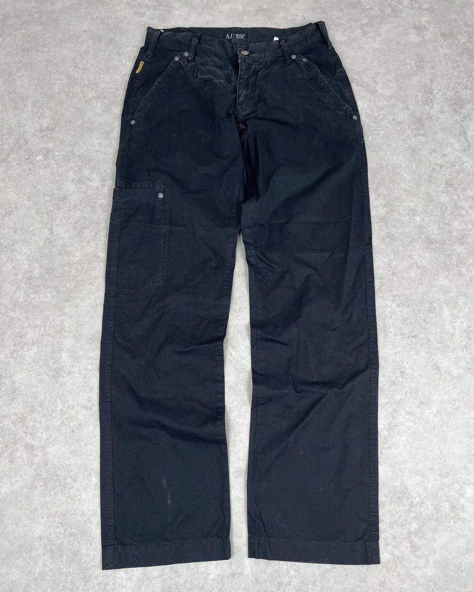 Armani 2000s Armani Black Cozy Signature Pants Size US 30 / EU 46 - 1 Thumbnail