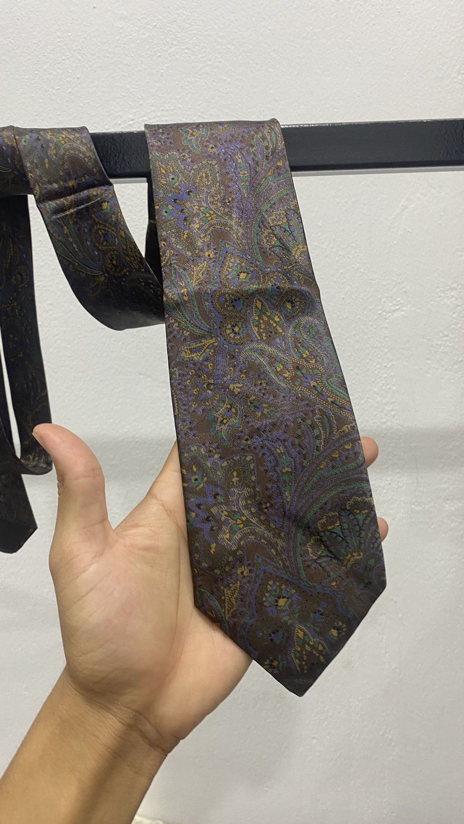 Designer × Lanvin Lanvin Paisley Neck Tie Size ONE SIZE - 5 Thumbnail
