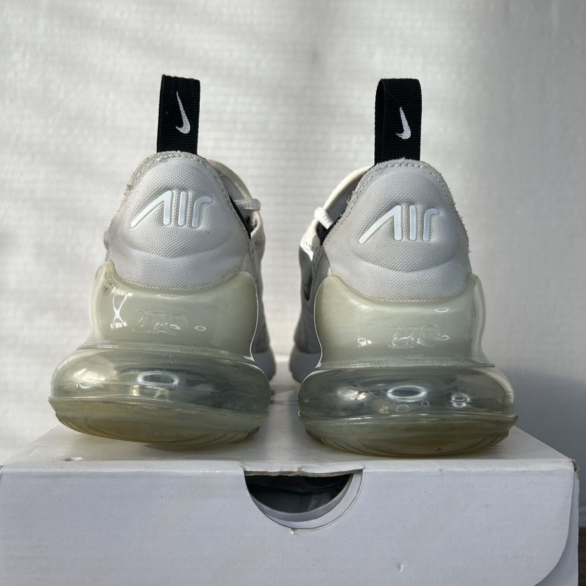 Nike Nike Air Max 270 White and Black Sneakers Women Size 8 Size US 8 / IT 38 - 3 Thumbnail
