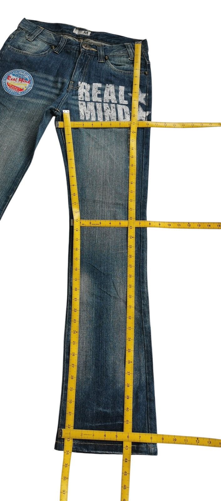 Hysteric Glamour Realmind Fuckin Patches Bootcut Jeans Size US 30 / EU 46 - 12 Thumbnail