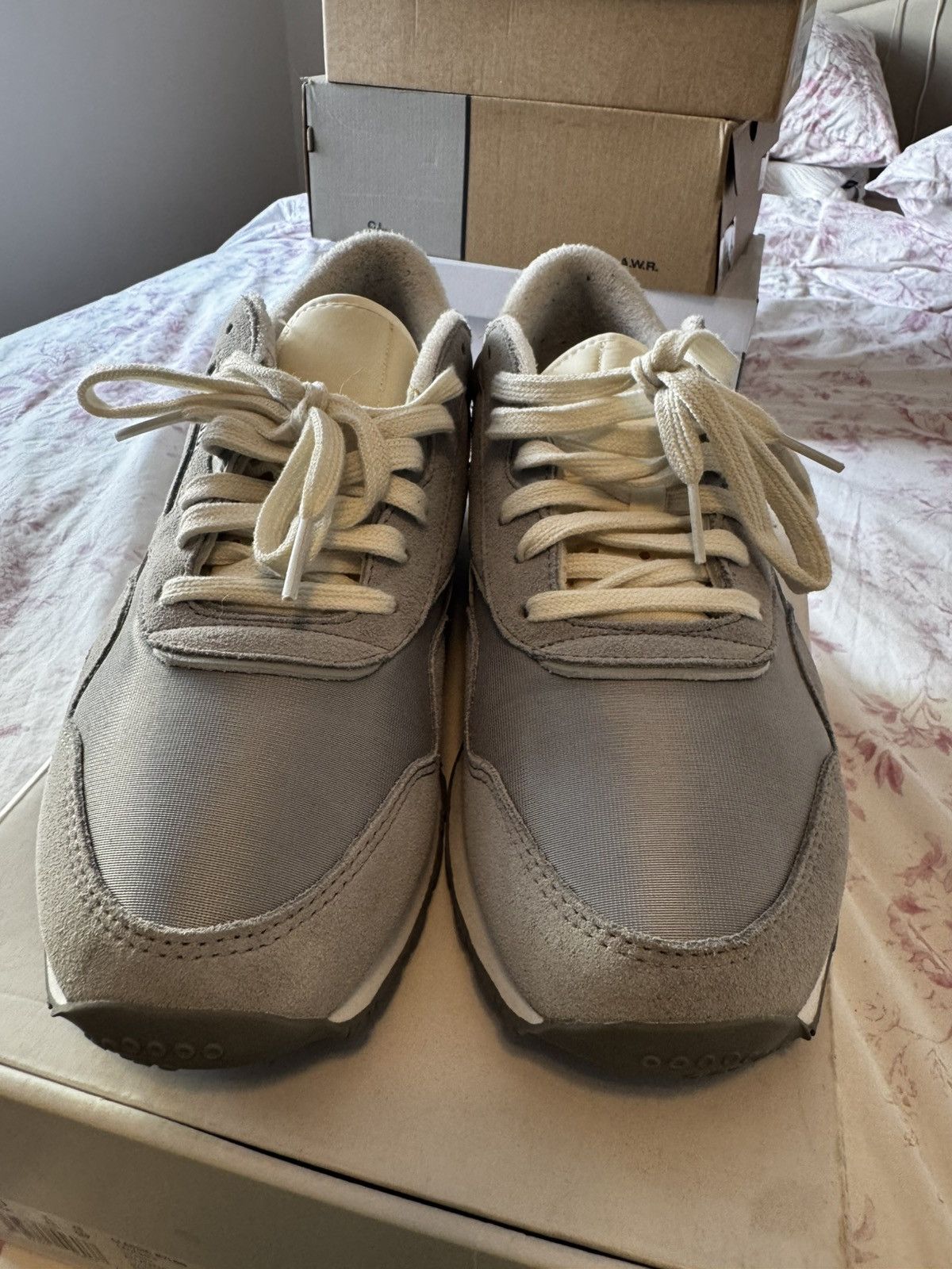 JJJJound × Reebok Reebok x JJJJound Classic Nylon Gray White Sneaker Men Size US 10 / EU 43 - 9 Thumbnail
