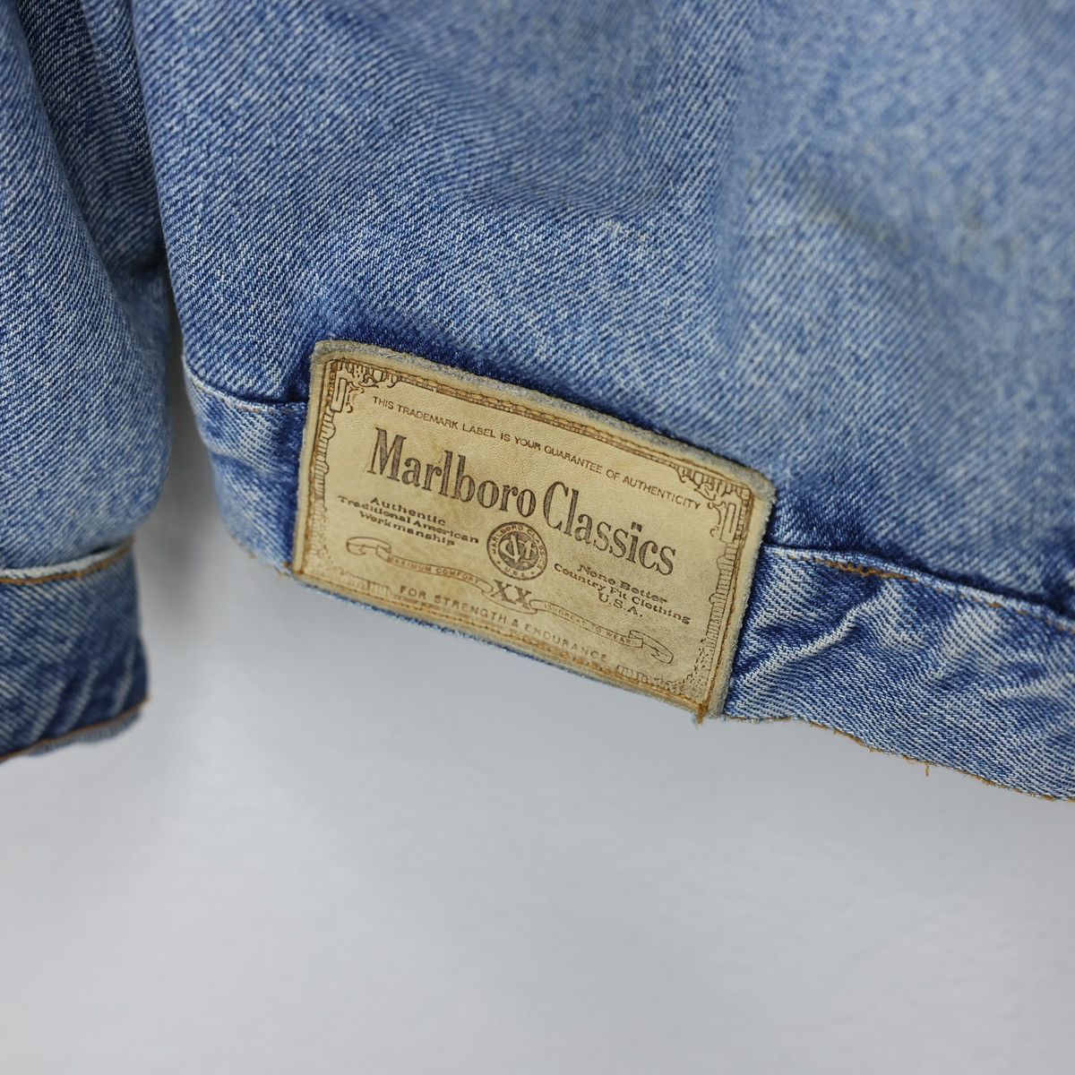 Marlboro × Marlboro Classics RARE Vintage Marlboro Classics Denim Jacket Size US L / EU 52-54 / 3 - 4 Thumbnail