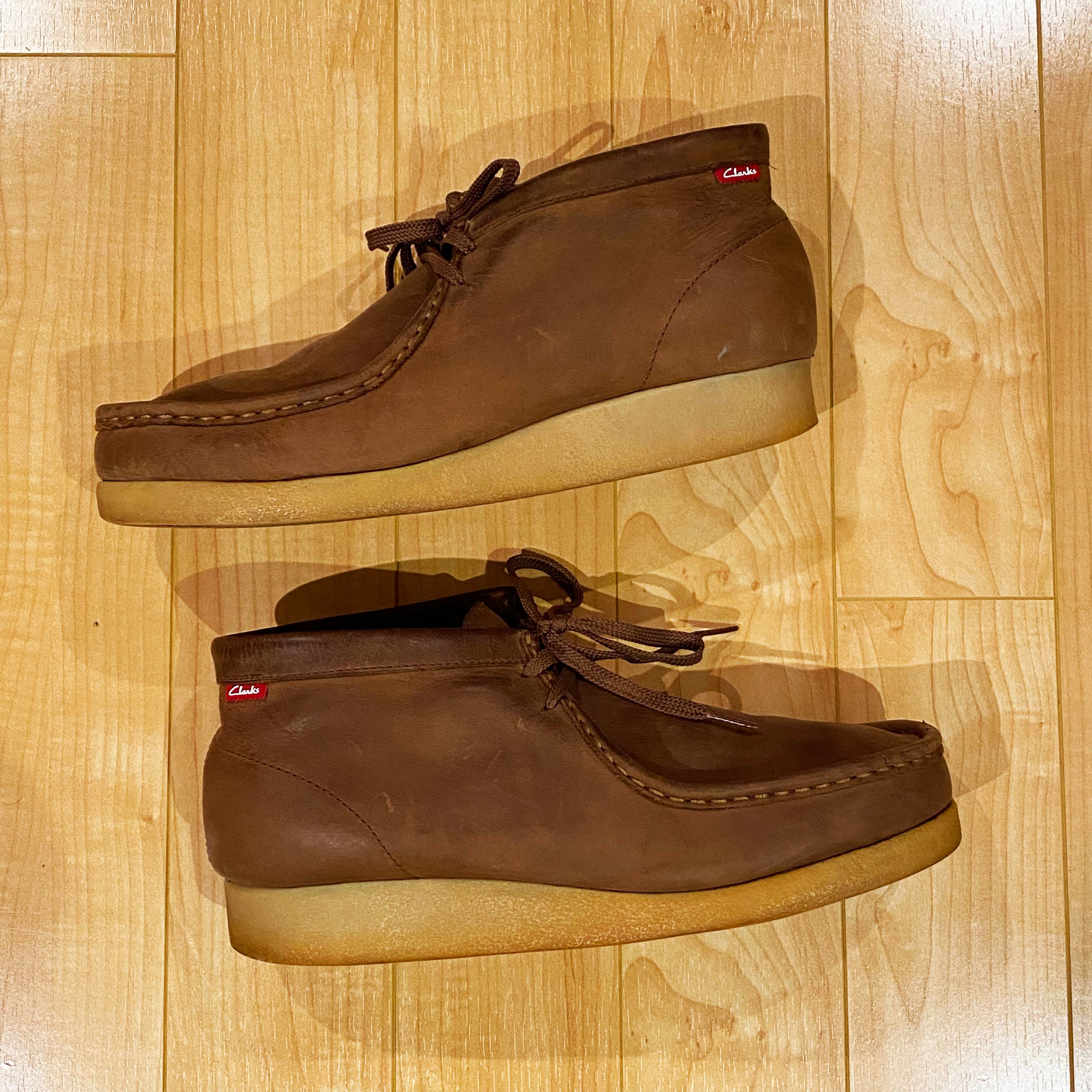 Clarks Wallabees Brown Leather