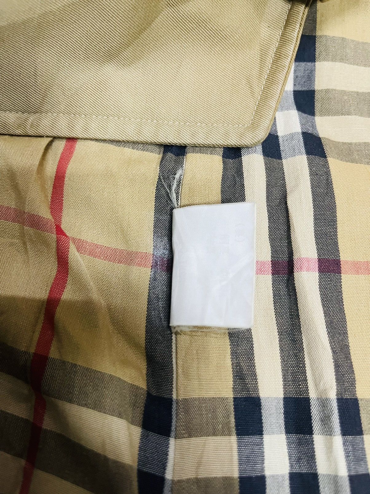 Burberry × Vintage Vintage Burberry Novacheck Trench Coat (10) Size US L / EU 52-54 / 3 - 4 Thumbnail