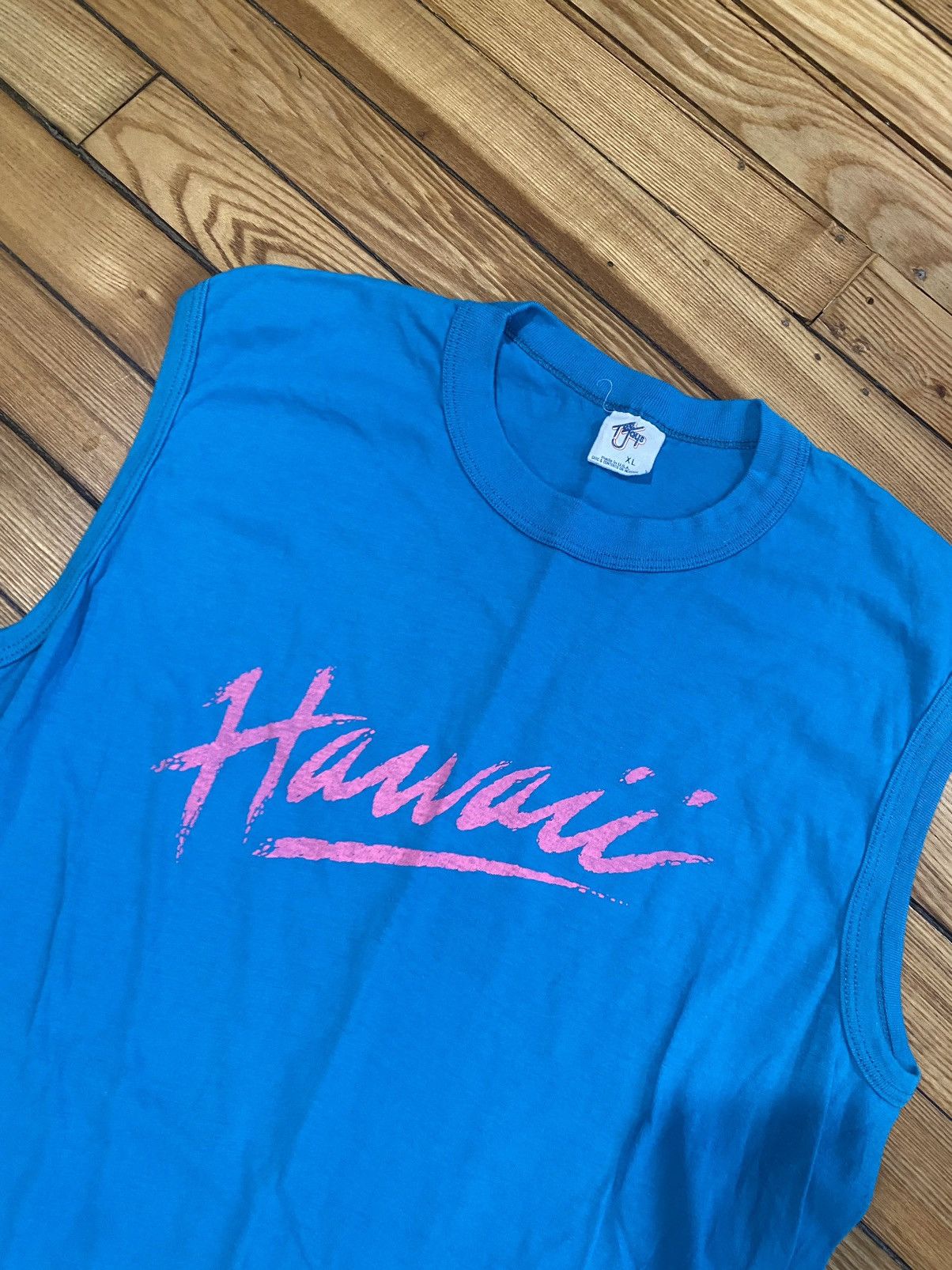 Vintage 1980s Hawaii muscle shirt Size US L / EU 52-54 / 3 - 2 Thumbnail