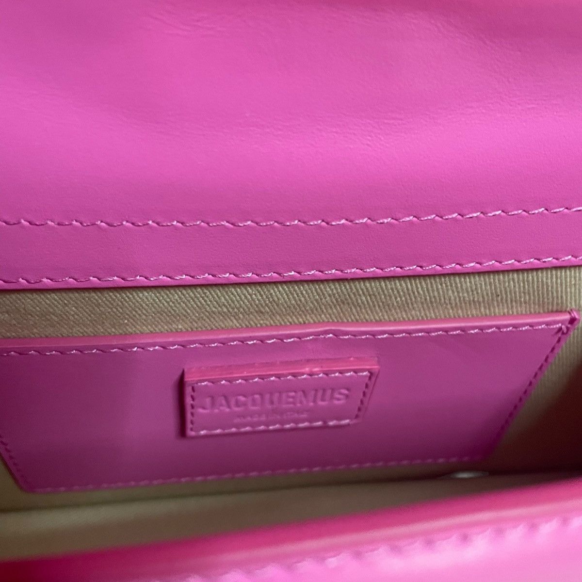 Jacquemus Jacquemus Le Grand Bambino Neon Pink Size ONE SIZE - 5 Thumbnail