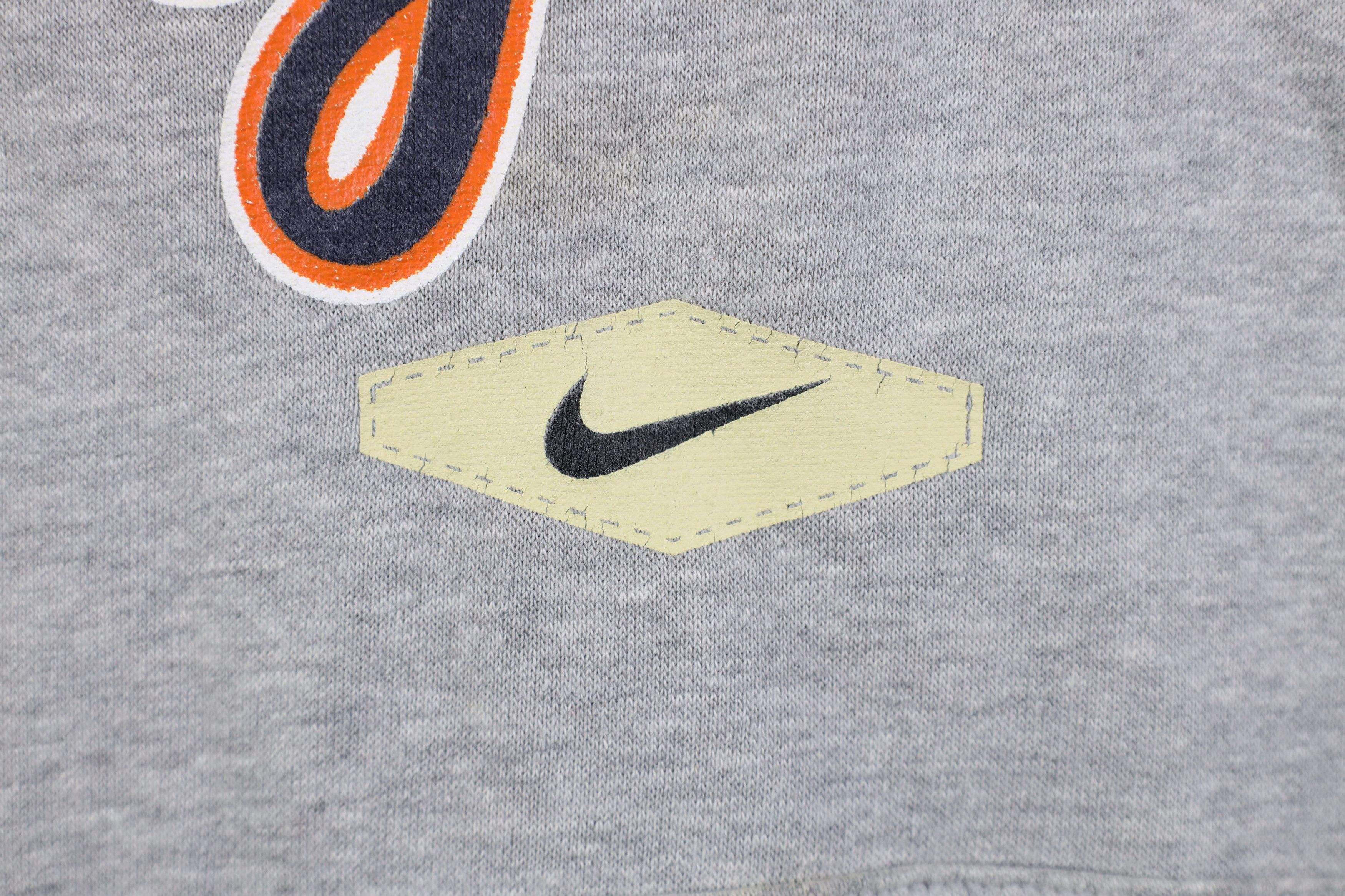 Nike Vintage Nike Center Swoosh Detroit Tigers Baseball Hoodie Size US L / EU 52-54 / 3 - 5 Thumbnail