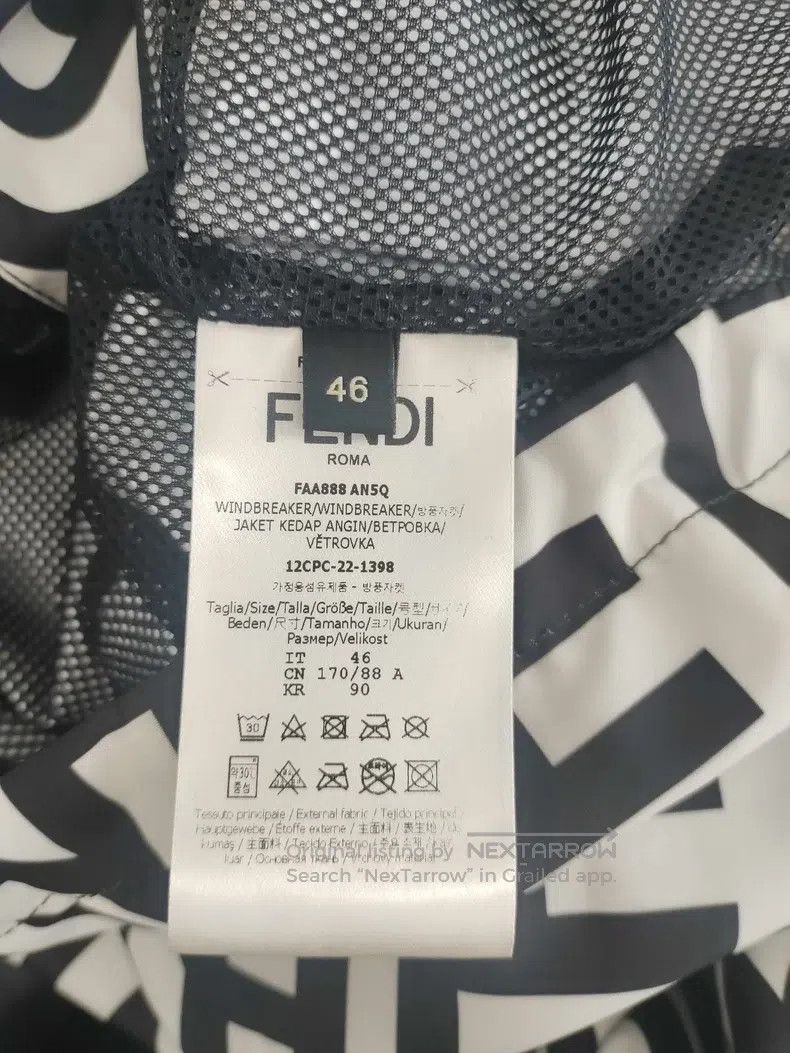 Fendi Fendi Collaboration fully printed logo zip-up coat Size US S / EU 44-46 / 1 - 4 Thumbnail