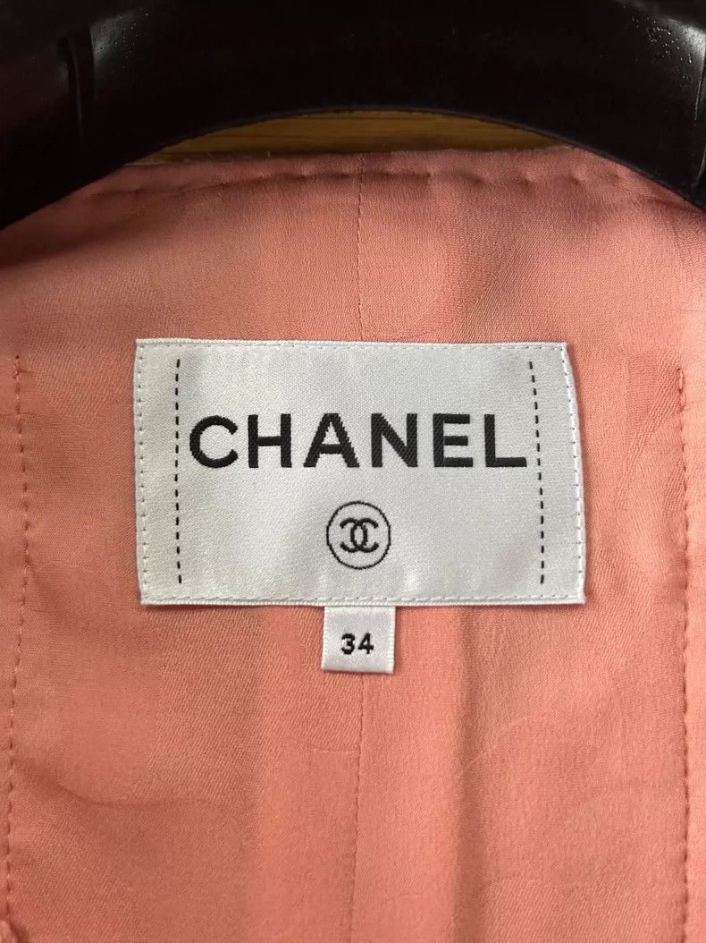 Chanel Chanel Salmon-colored classic round-necked four-pocket bra Size XXS / US 00 / IT 34 - 7 Thumbnail
