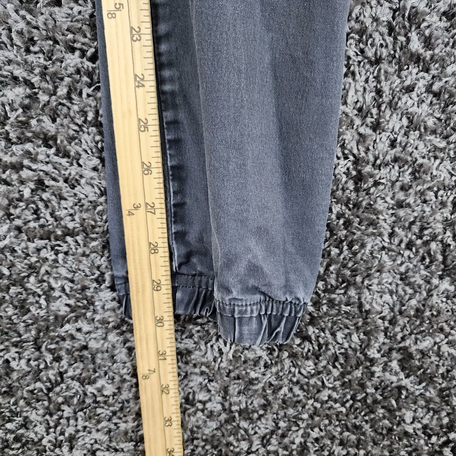 Vintage ROEBUCK & CO. Mens Blue Draw String Waist Chino Joggers Size S Pants 30in Inseam Distressed Men Size US 29 - 6 Thumbnail