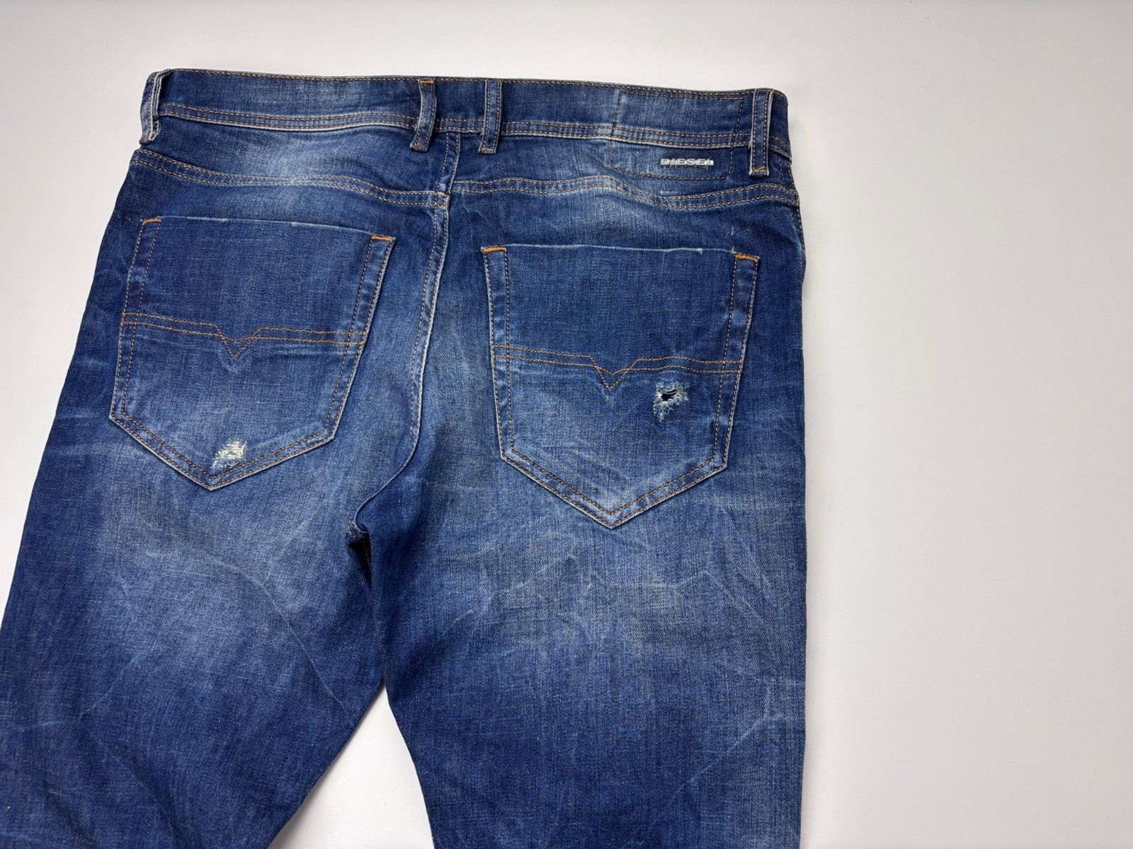 Diesel Diesel Tepphar Slim Carrot Jeans Stretch Blue Mens 32x32 Size US 32 / EU 48 - 5 Thumbnail