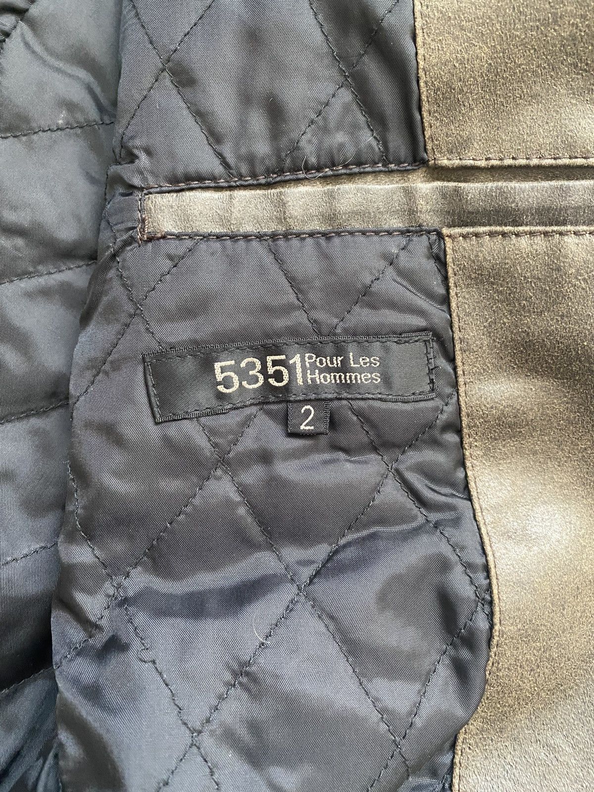 5351 POUR LES HOMMES 5351 pour les hommes faux leather jacket Size US S / EU 44-46 / 1 - 6 Thumbnail
