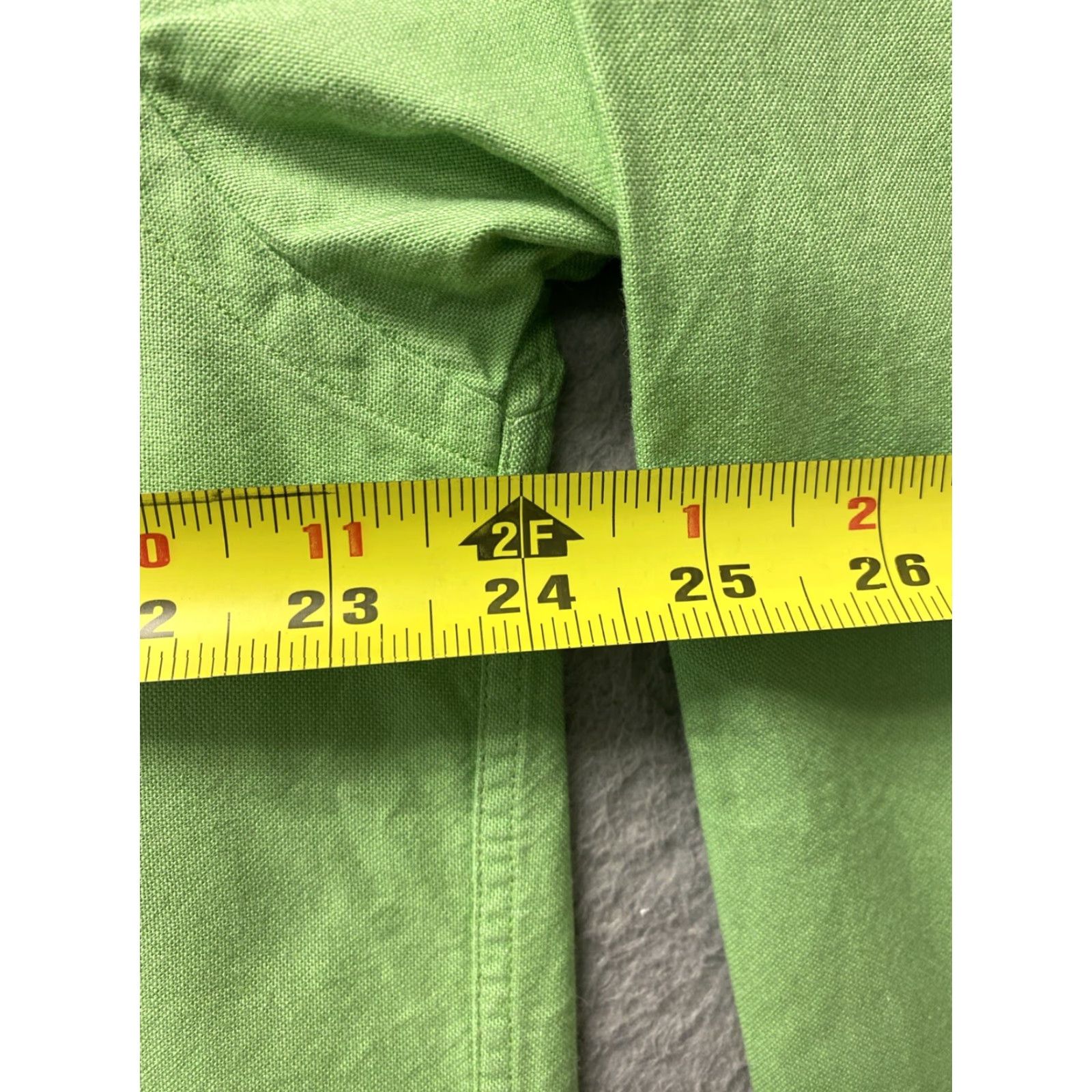 Tommy Hilfiger VINTAGE Tommy Hilfiger Tommy Jeans Men's Green Long Sleeve Shirt M 90s Logo Casual Size US M / EU 48-50 / 2 - 7 Thumbnail