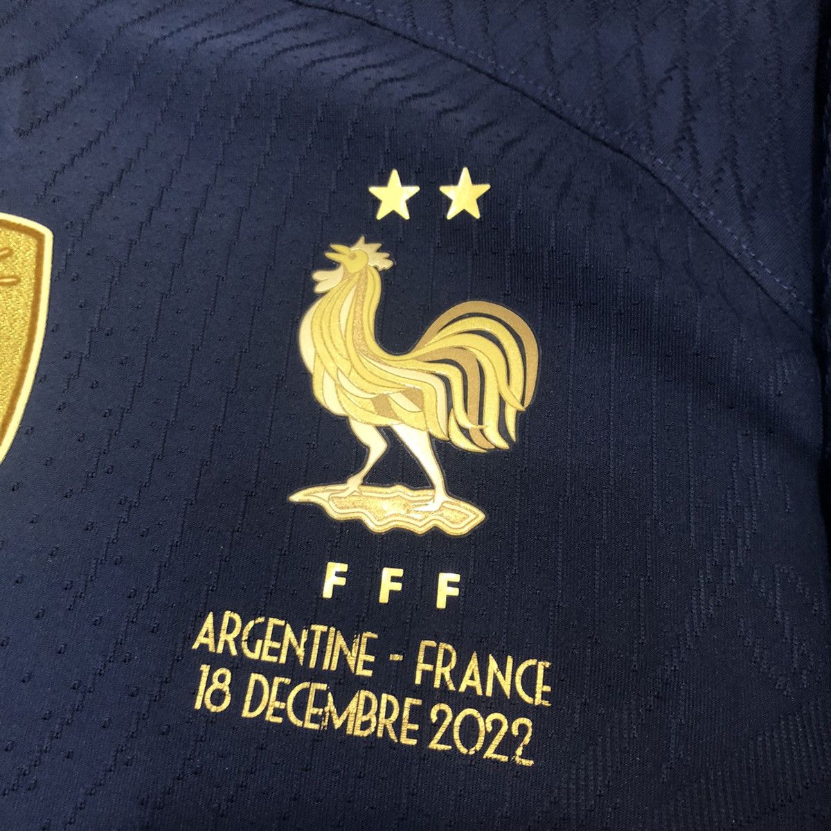 Nike France World Cup 2022 player issue home shirt #3 Disasi Size US XL / EU 56 / 4 - 4 Thumbnail