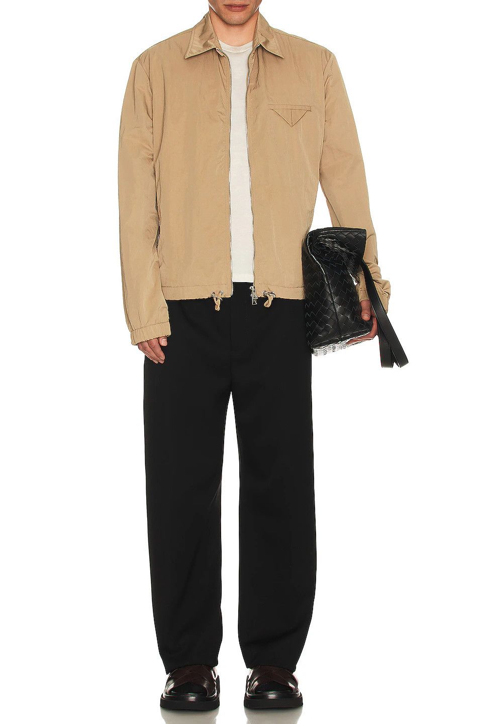 Bottega Veneta o1loc1c0426 728167 Triangle Pocket Tech Nylon Jacket Size US XS / EU 42 / 0 - 4 Thumbnail