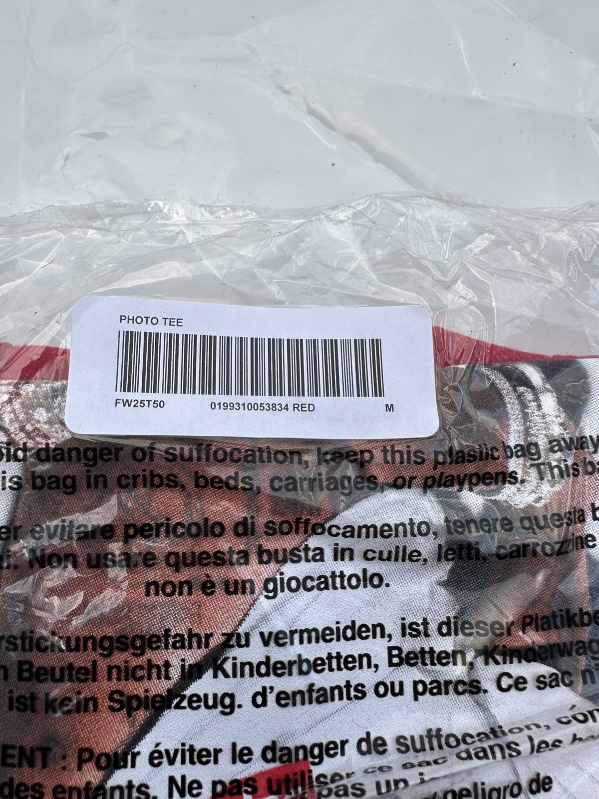 Supreme Supreme Playboy Carti Tee Red Medium Size US M / EU 48-50 / 2 - 4 Thumbnail