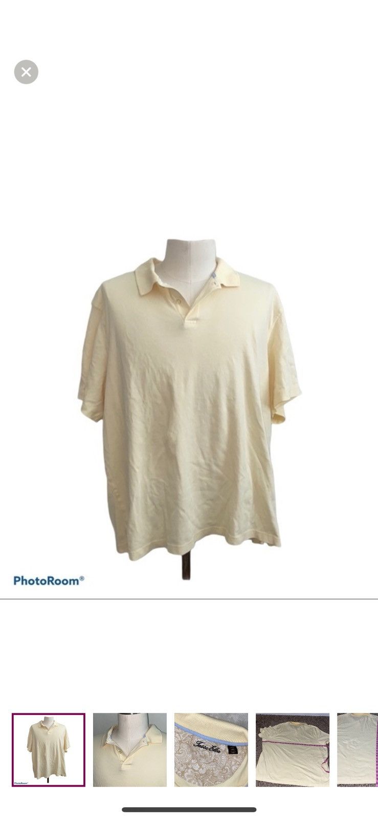Tasso Elba Tasso Elba xxl yellow polo shirt Size US XXL / EU 58 / 5 - 1 Thumbnail