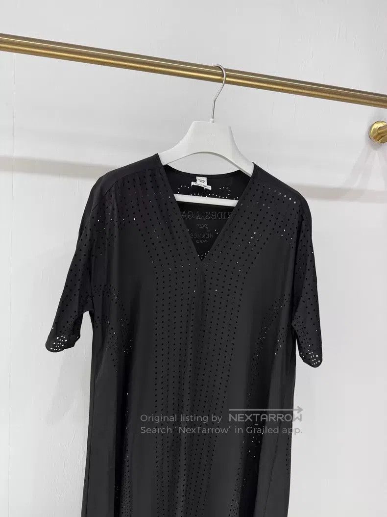 Hermes Hermes Lace Print Letter Silk Dress, Two-Piece Set Size XXS / US 00 / IT 34 - 2 Thumbnail