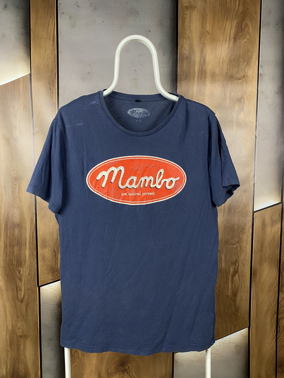 Mambo 🌴Vintage T-Shirt Mambo One Hundred Percent Faded Tee🌴 Size US L / EU 52-54 / 3 - 1 Thumbnail