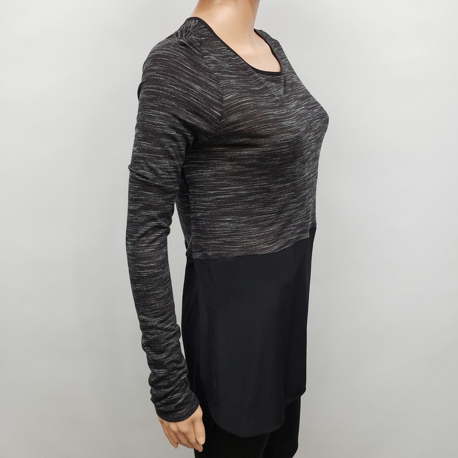 Vince VINCE Tunic Top Blouse XS Long Sleeve Pullover Layered Look Size XS / US 0-2 / IT 36-38 - 9 Thumbnail
