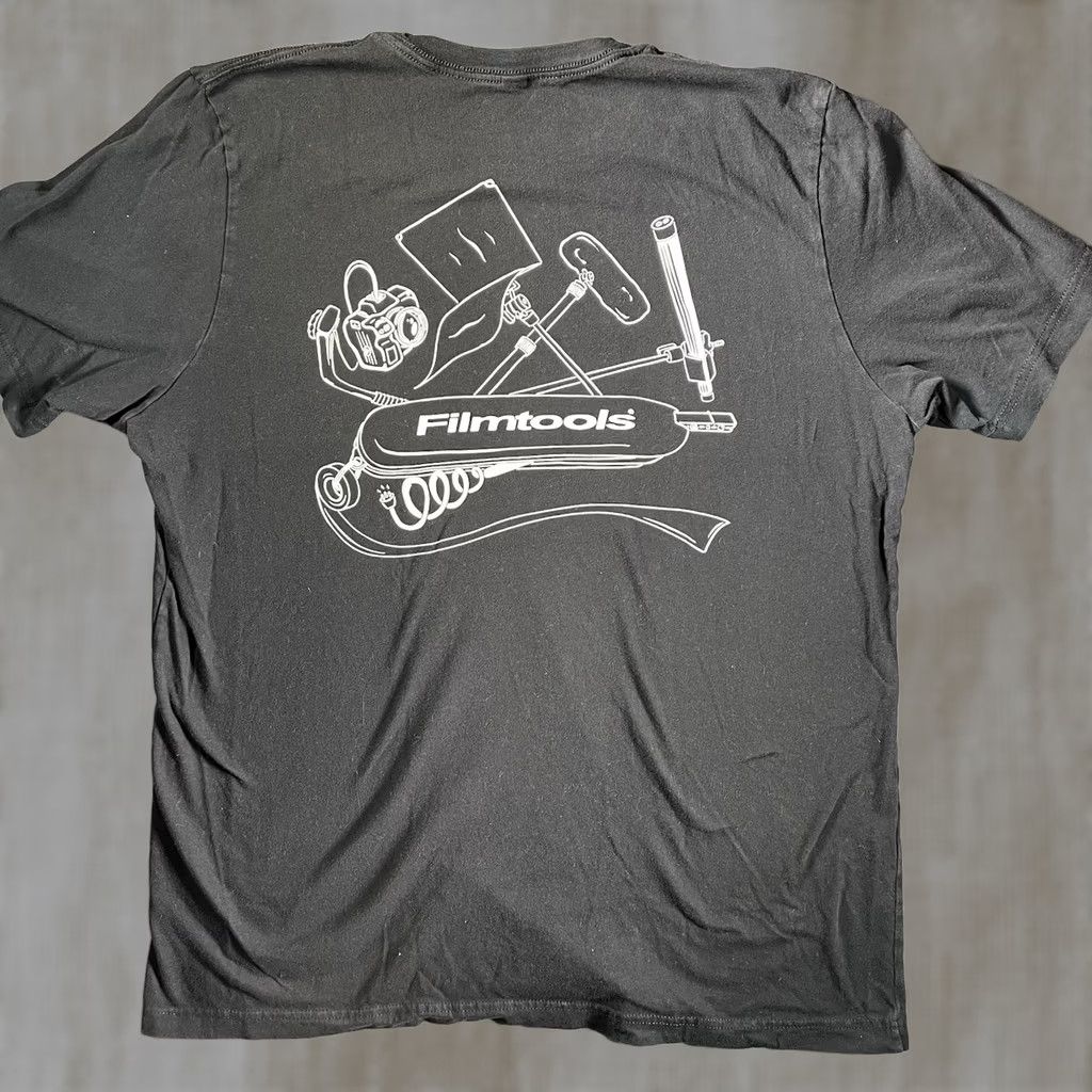 Vintage Hollywood Filmtools Shirt Mens L Black Crew Neck T-Shirt Movie Burbank Film Production Crew Size US L / EU 52-54 / 3 - 1 Thumbnail