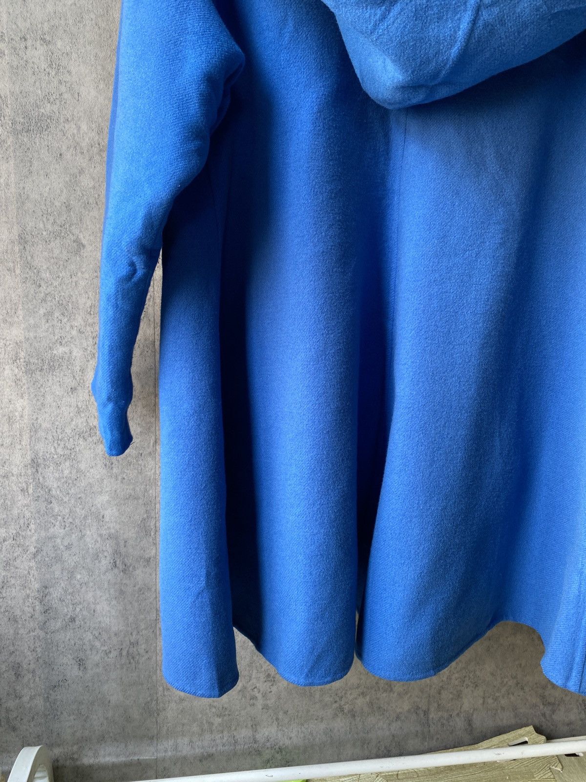 Yves Saint Laurent Vintage 90s Yves Saint Laurent Cloak Cape Wool Jacket Size XXL / US 16-18 / IT 52-54 - 9 Thumbnail