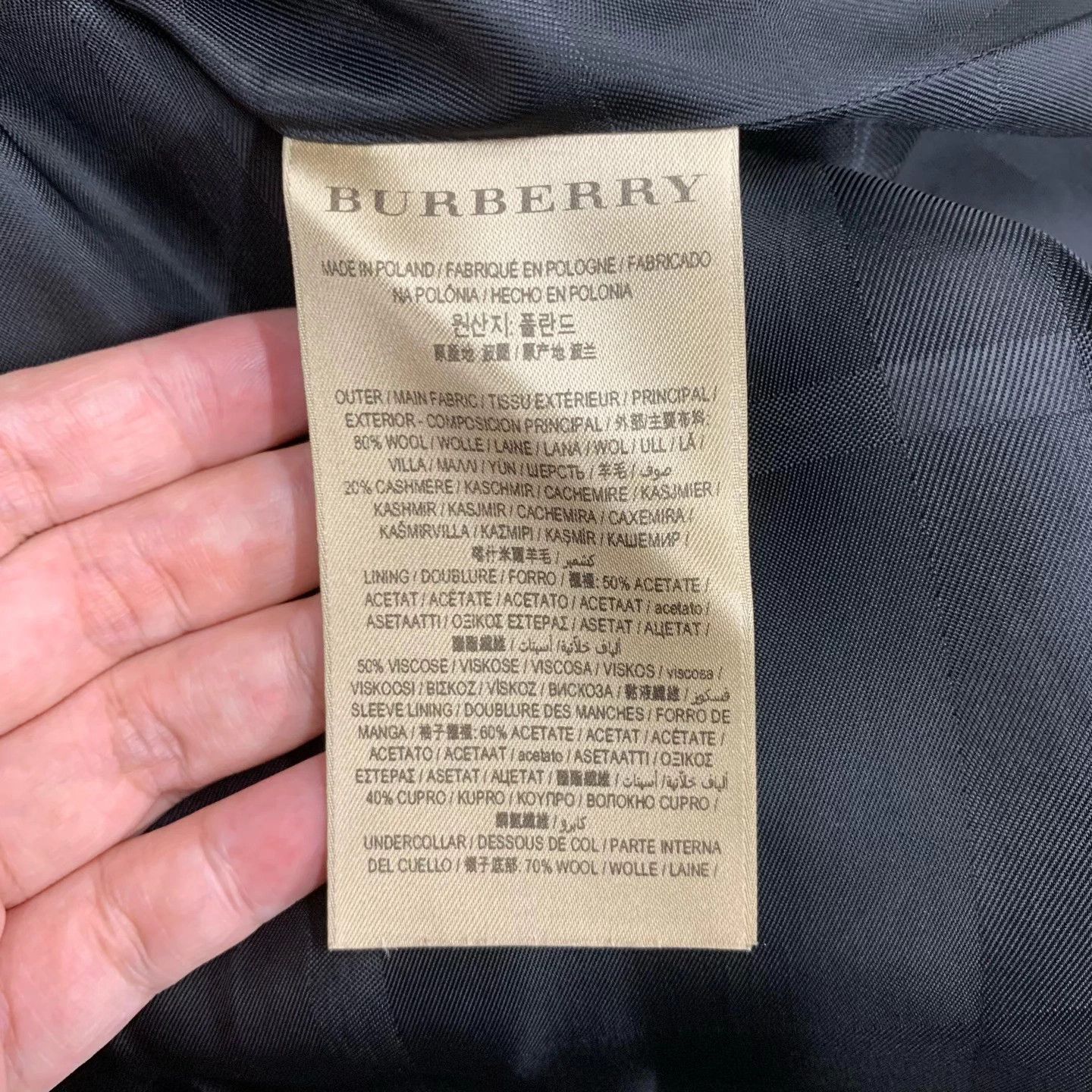Burberry Burberry Gray Wool Overcoat 34 95 New Size XS / US 0-2 / IT 36-38 - 5 Thumbnail