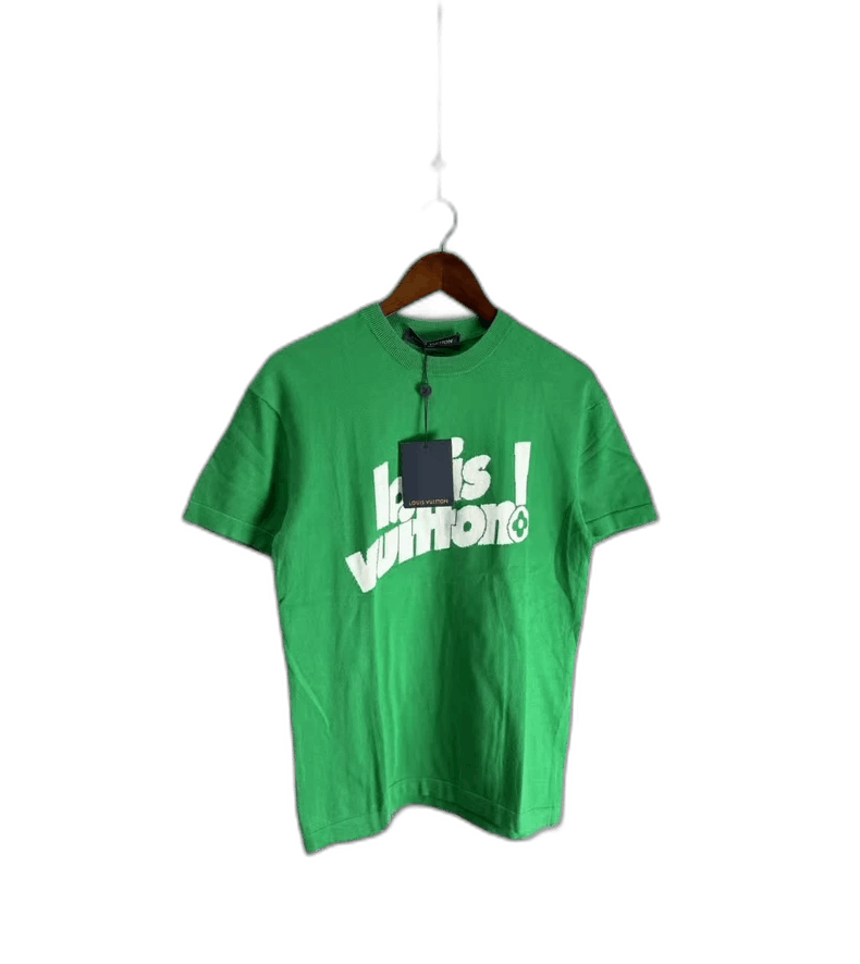 Louis Vuitton Louis Vuitton Green Short Sleeve Knit Shirt Size US XS / EU 42 / 0 - 1 Thumbnail