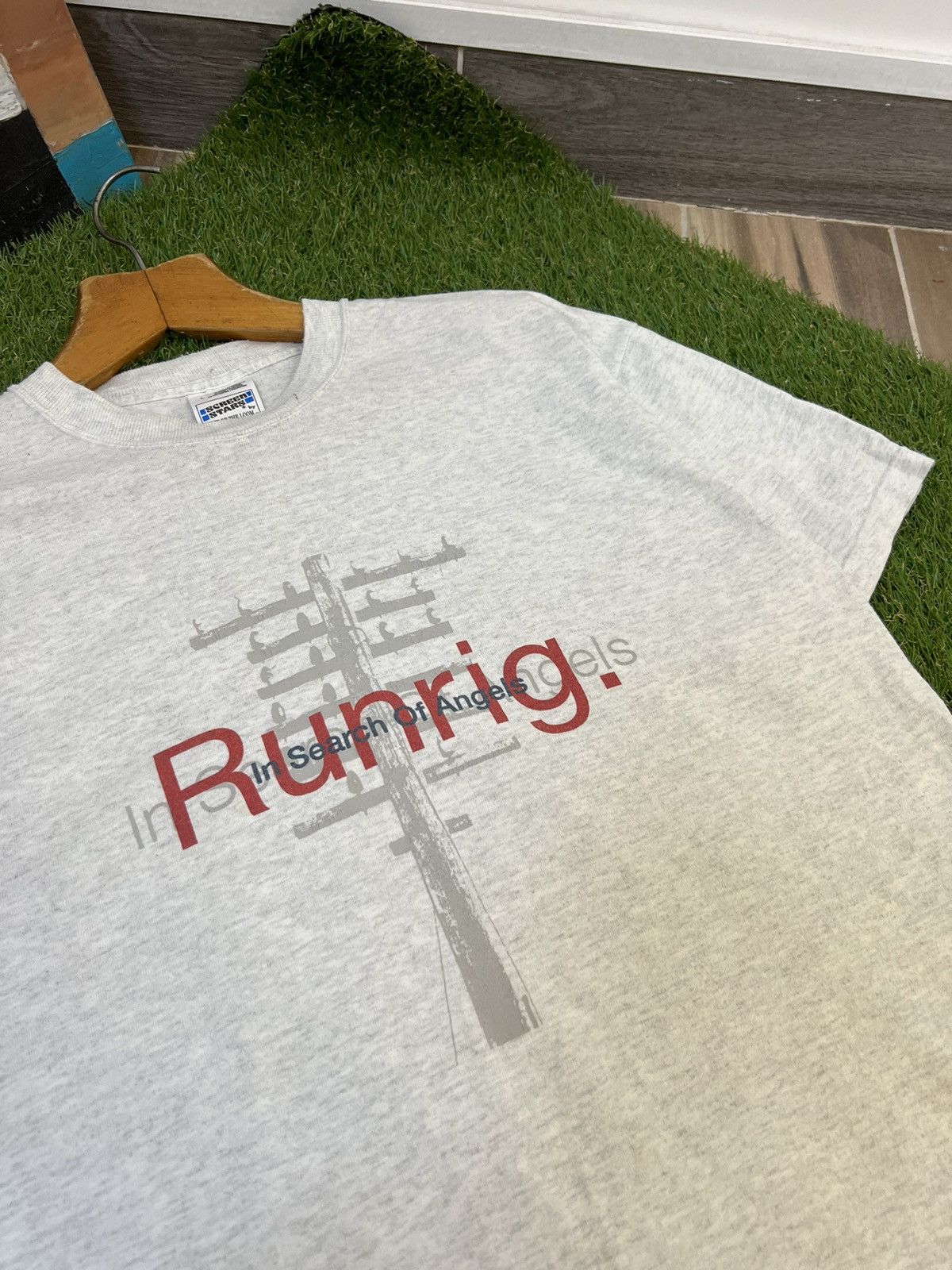 Band Tees Vintage Y2K 90s Runring Long Distance T-Shirt Tour Size US L / EU 52-54 / 3 - 2 Thumbnail