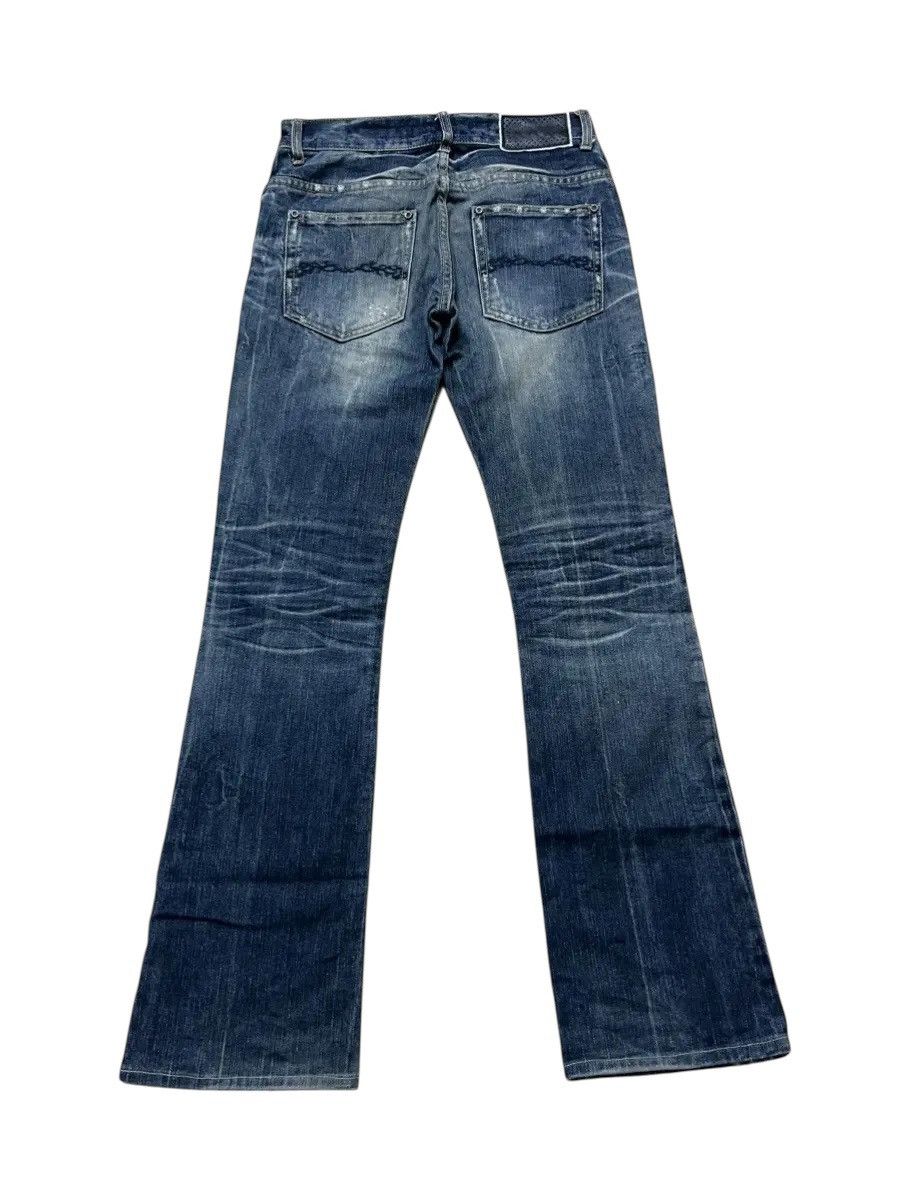 If Six Was Nine MIDAS Distressed Flare Jeans Size US 28 / EU 44 - 10 Thumbnail