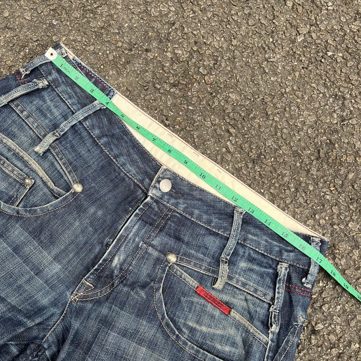 Marithe + Francois Girbaud Vintage Y2K MFG Faded Jeans Size US 33 - 6 Thumbnail