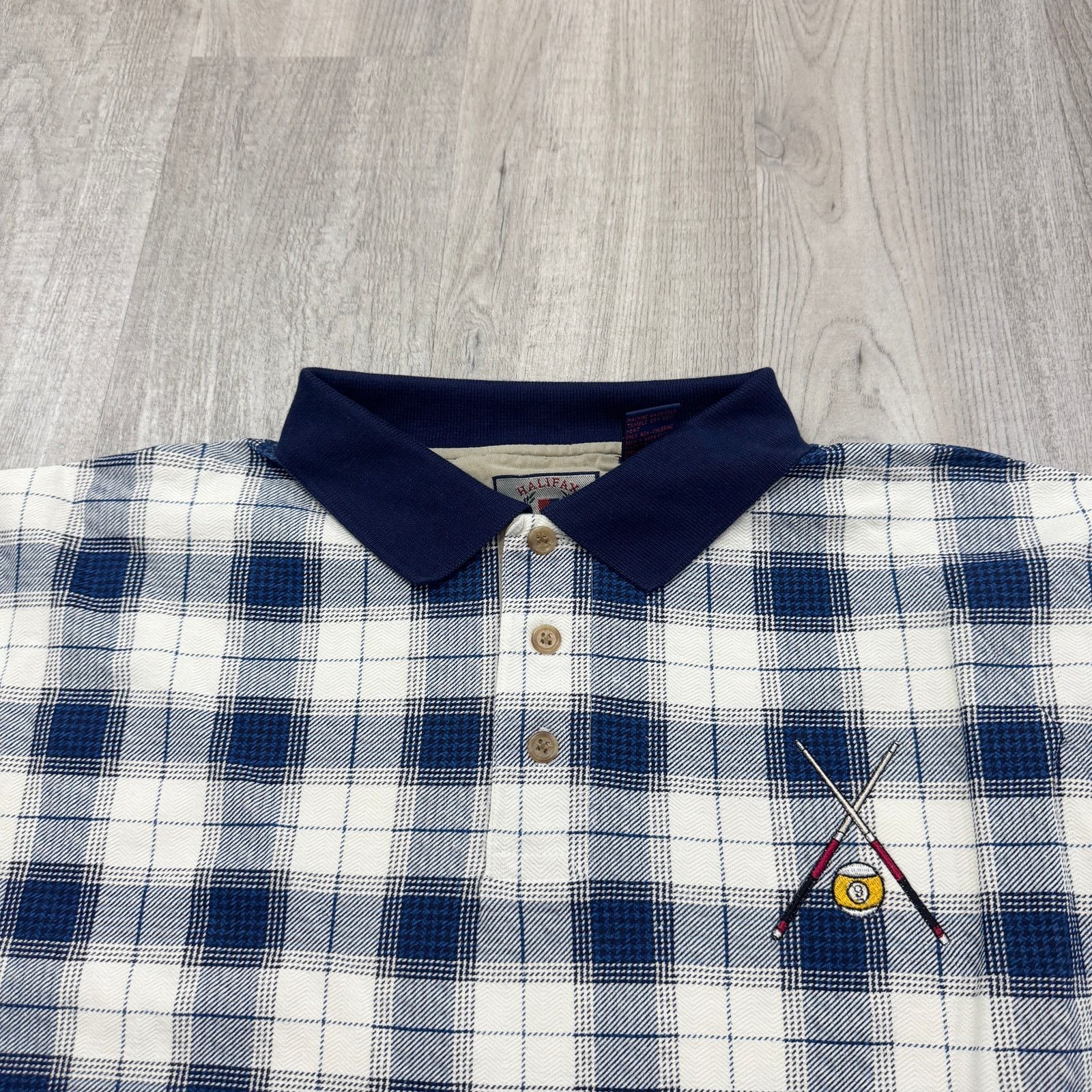 Vintage Vintage Halifax Outfitters Pool Billiards Polo Shirt Mens XL Size US XL / EU 56 / 4 - 1 Thumbnail