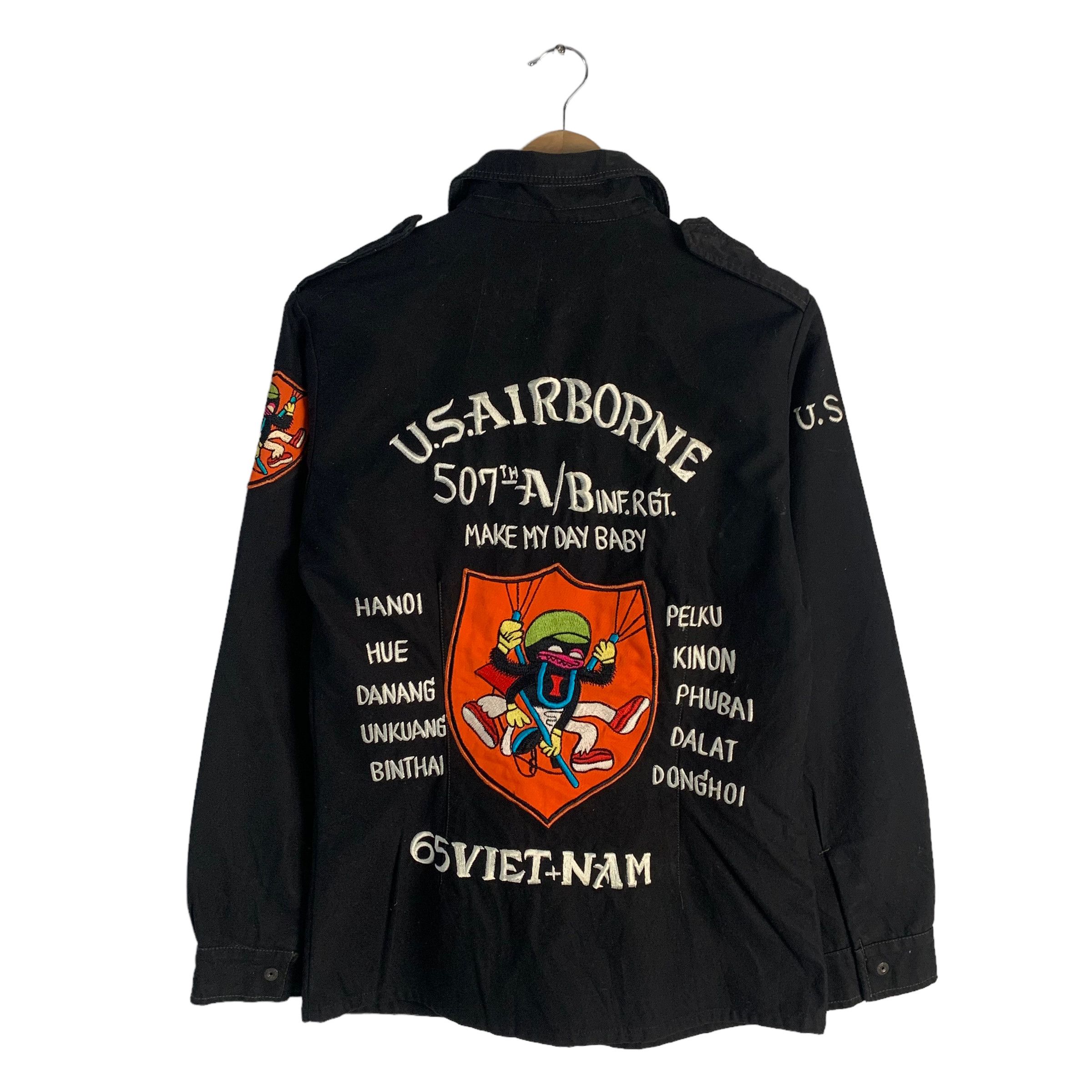 Japanese Brand US Airbone 65 Vietnam Embroidery Jacket Size US S / EU 44-46 / 1 - 1 Thumbnail