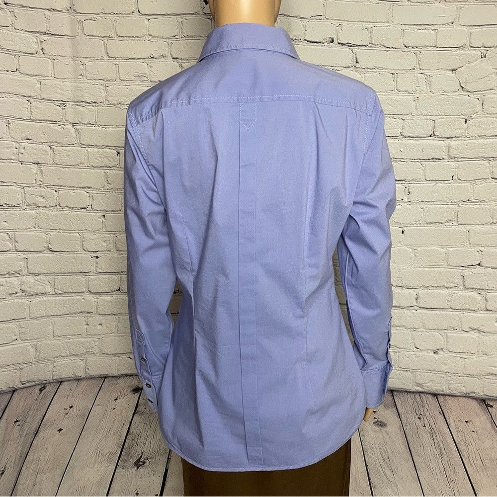 Express Express Design Studio Long Sleeve Purple Cotton Shirt Size Size L / US 10 / IT 46 - 4 Thumbnail