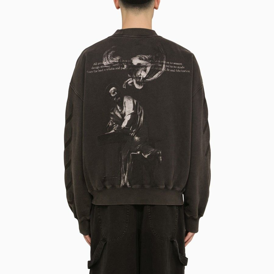 Off-White o1d2blof0224 Sweatshirt in Black Size US L / EU 52-54 / 3 - 3 Thumbnail