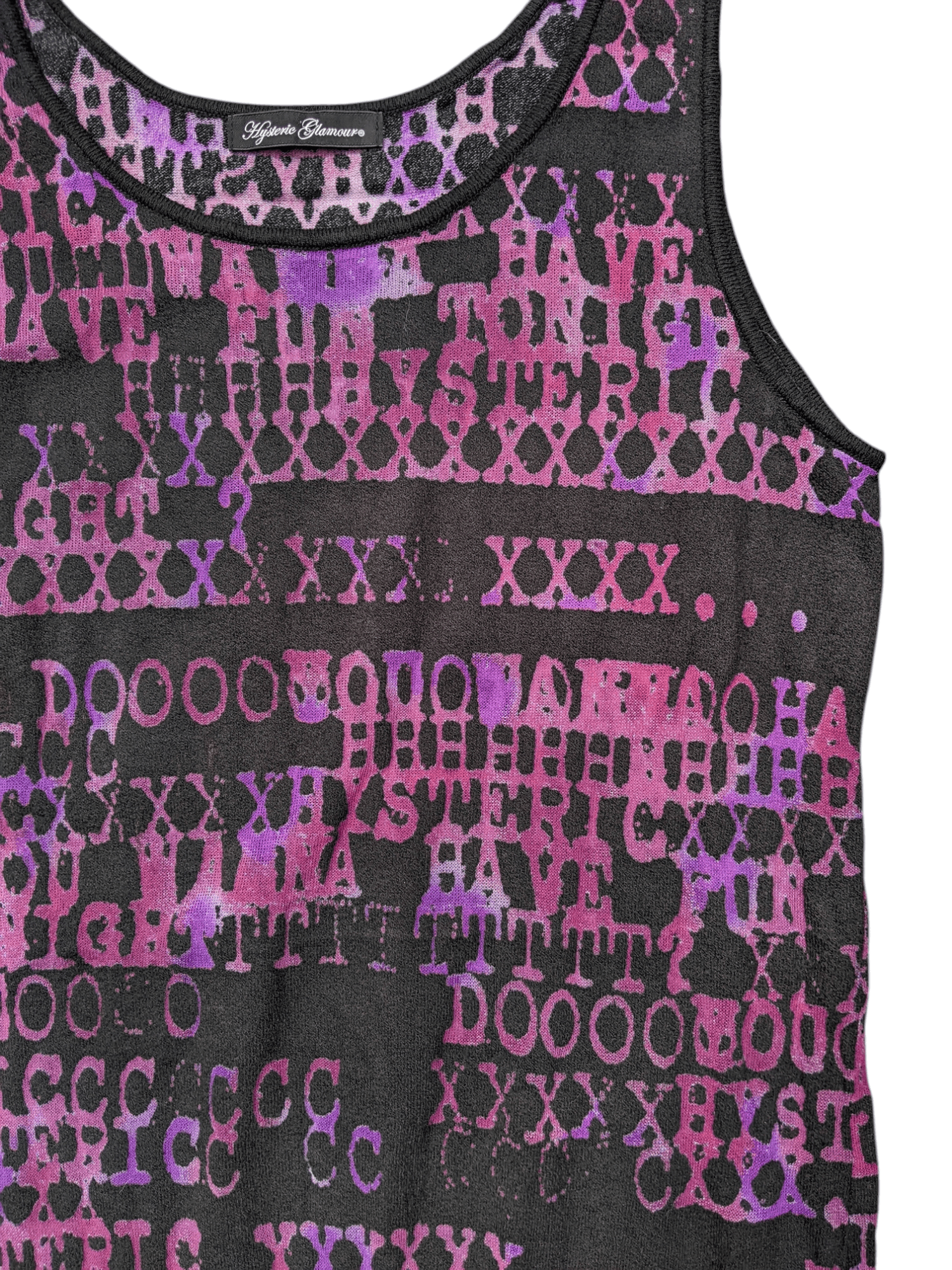 Hysteric Glamour Hysteric Glamour Typewriter Thin Knit Sleeveless Tank Size ONE SIZE - 5 Thumbnail