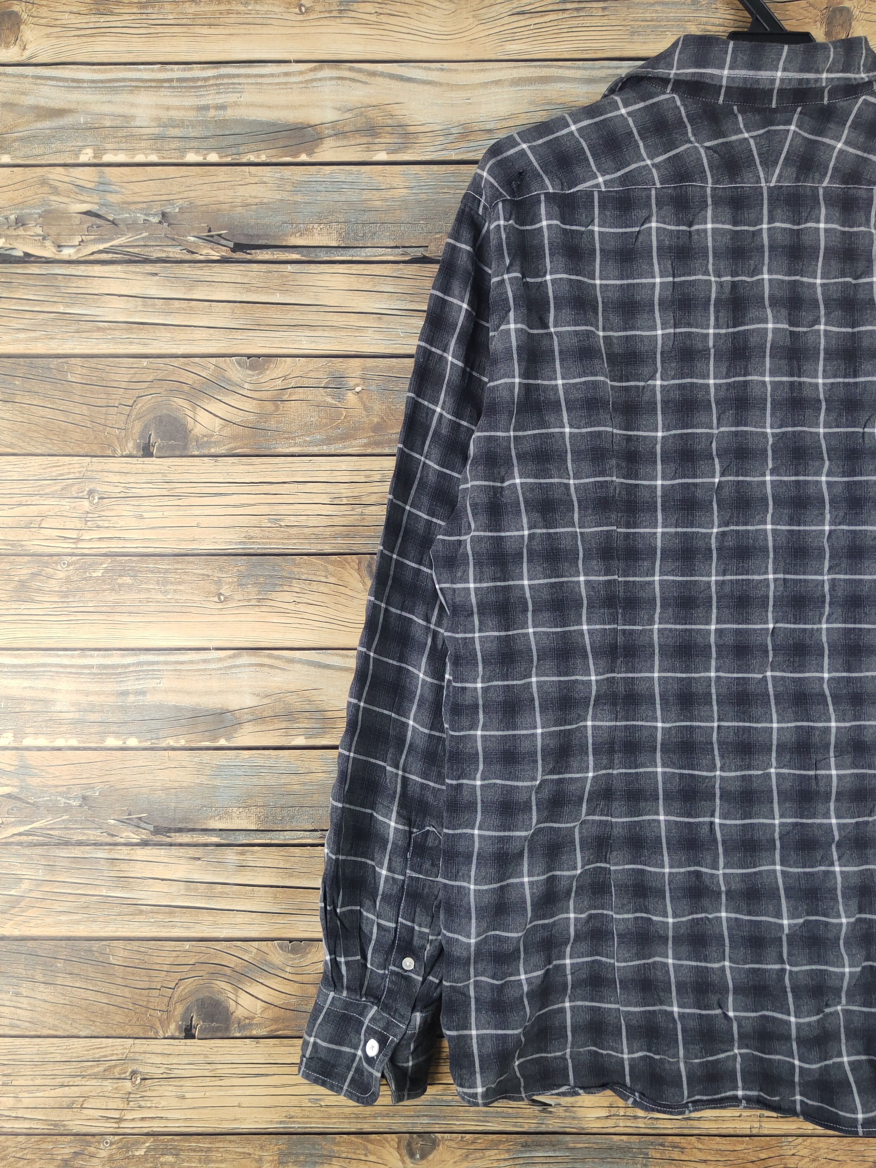 Joseph Homme Dark Gray Button Up Shirts #W1753