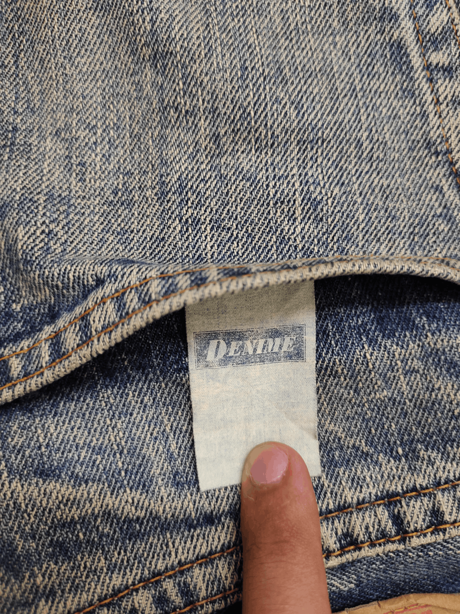 Denime 1990s Denime Japan Clawmark Distress Faded Raw Denim Jeans Size US 29 - 14 Thumbnail