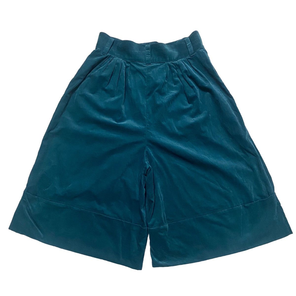 Issey Miyake Sunao kuwahara Velvet Pleated Hakama Pants Cropped Size 30" / US 8 / IT 44 - 2 Thumbnail