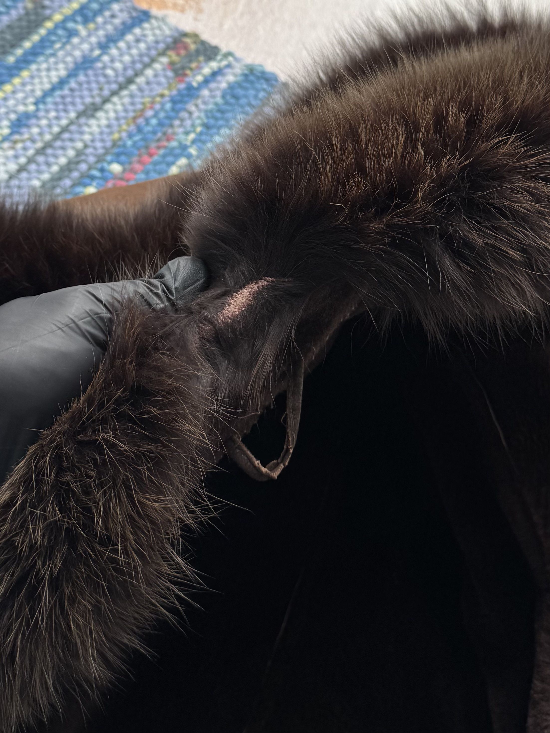Vintage Vintage Real Sheepskin Jacket With Hood D15 Size XL / US 12-14 / IT 48-50 - 10 Thumbnail