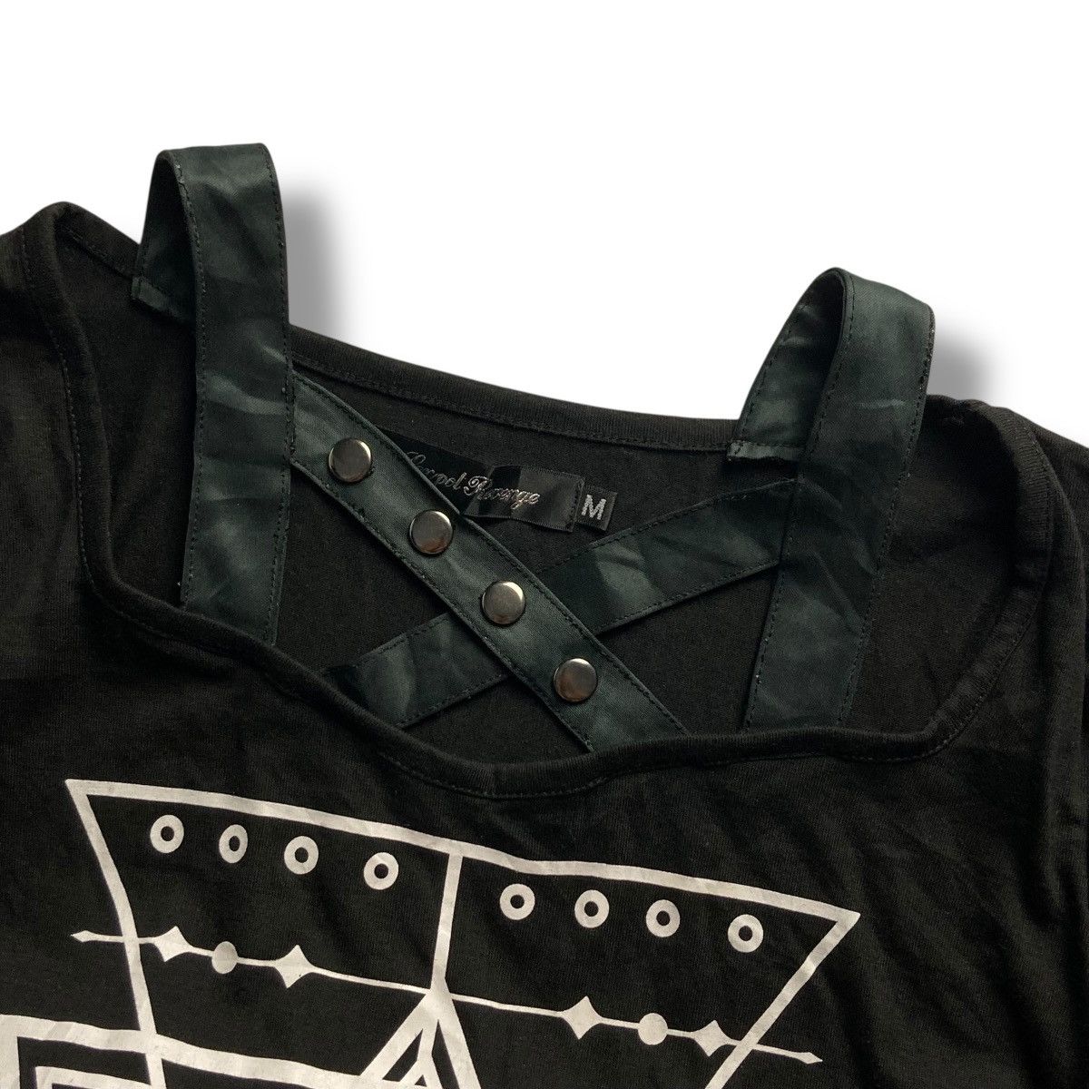 Sex Pot ReVeNGe 🇯🇵 SEX POT REVENGE PUNK GOTHIC BLOUSE Size M / US 6-8 / IT 42-44 - 7 Thumbnail